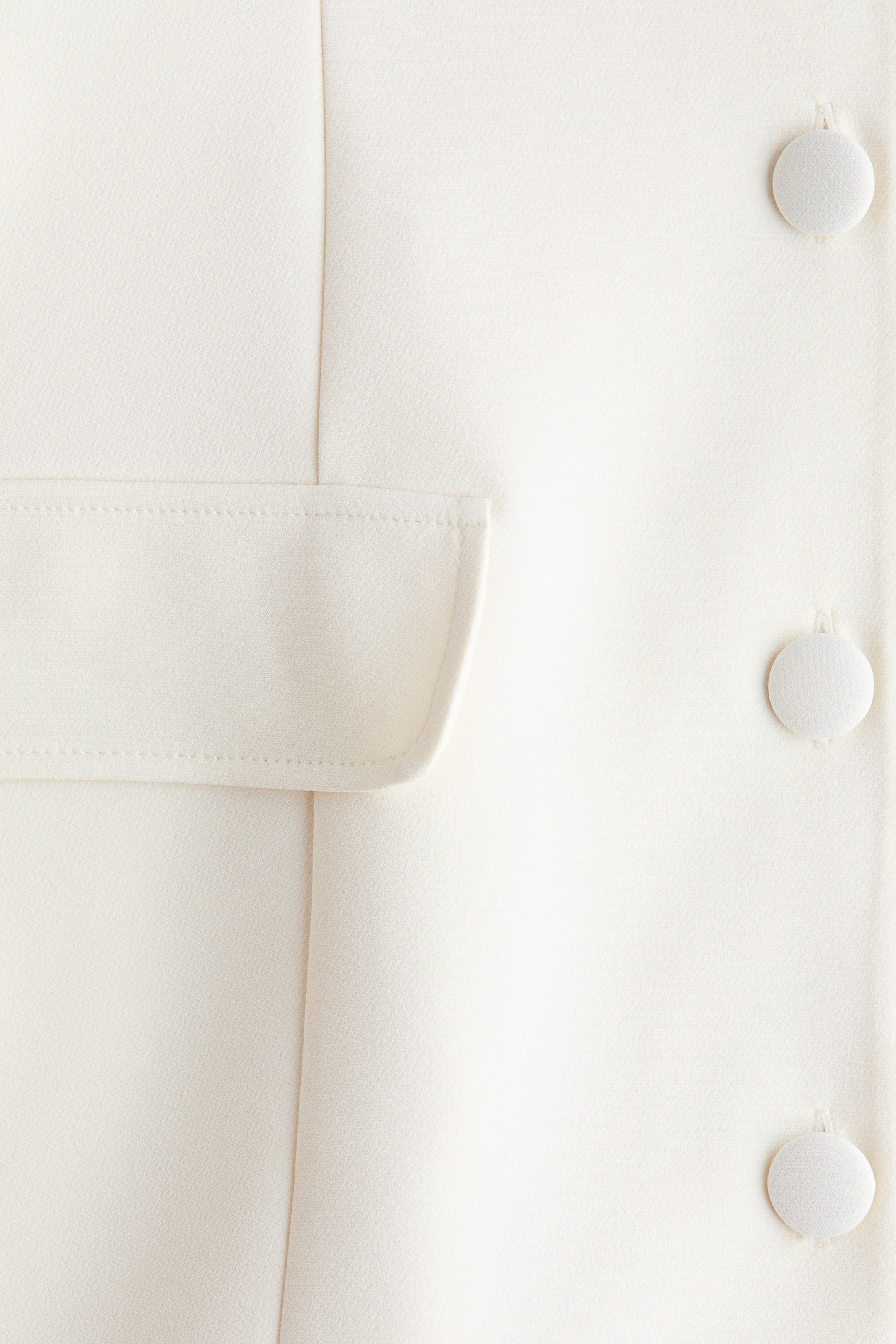 Robe veston à encolure en V