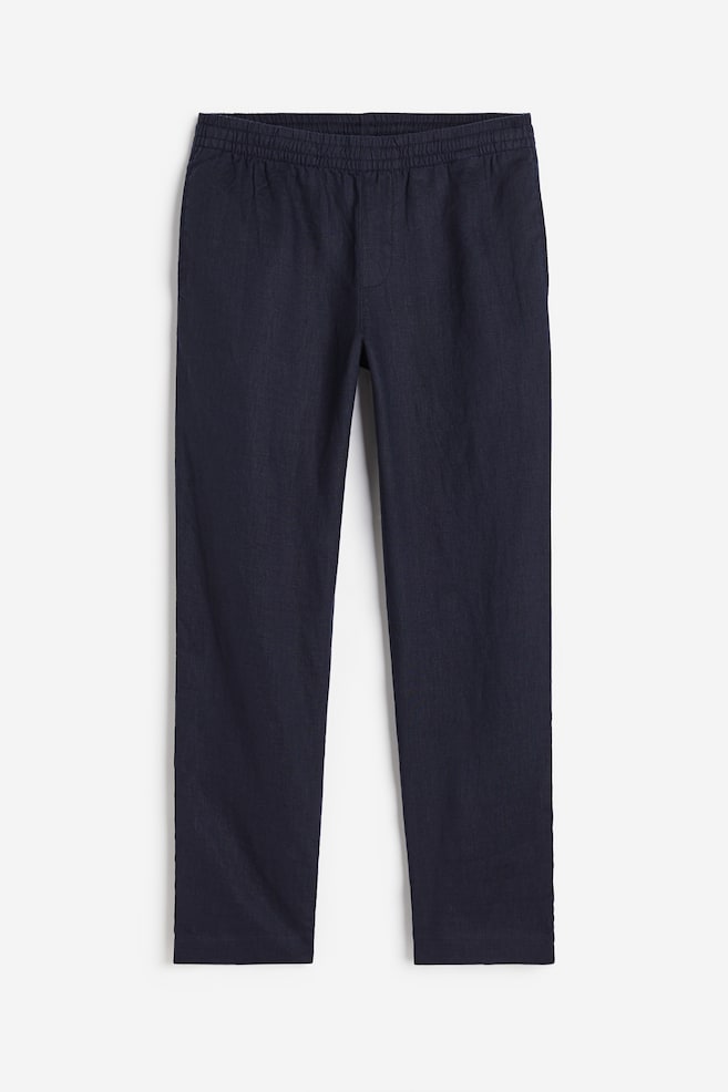 Regular Fit Linen trousers - Navy blue/Cream/Black/Light beige/dc/dc - 2