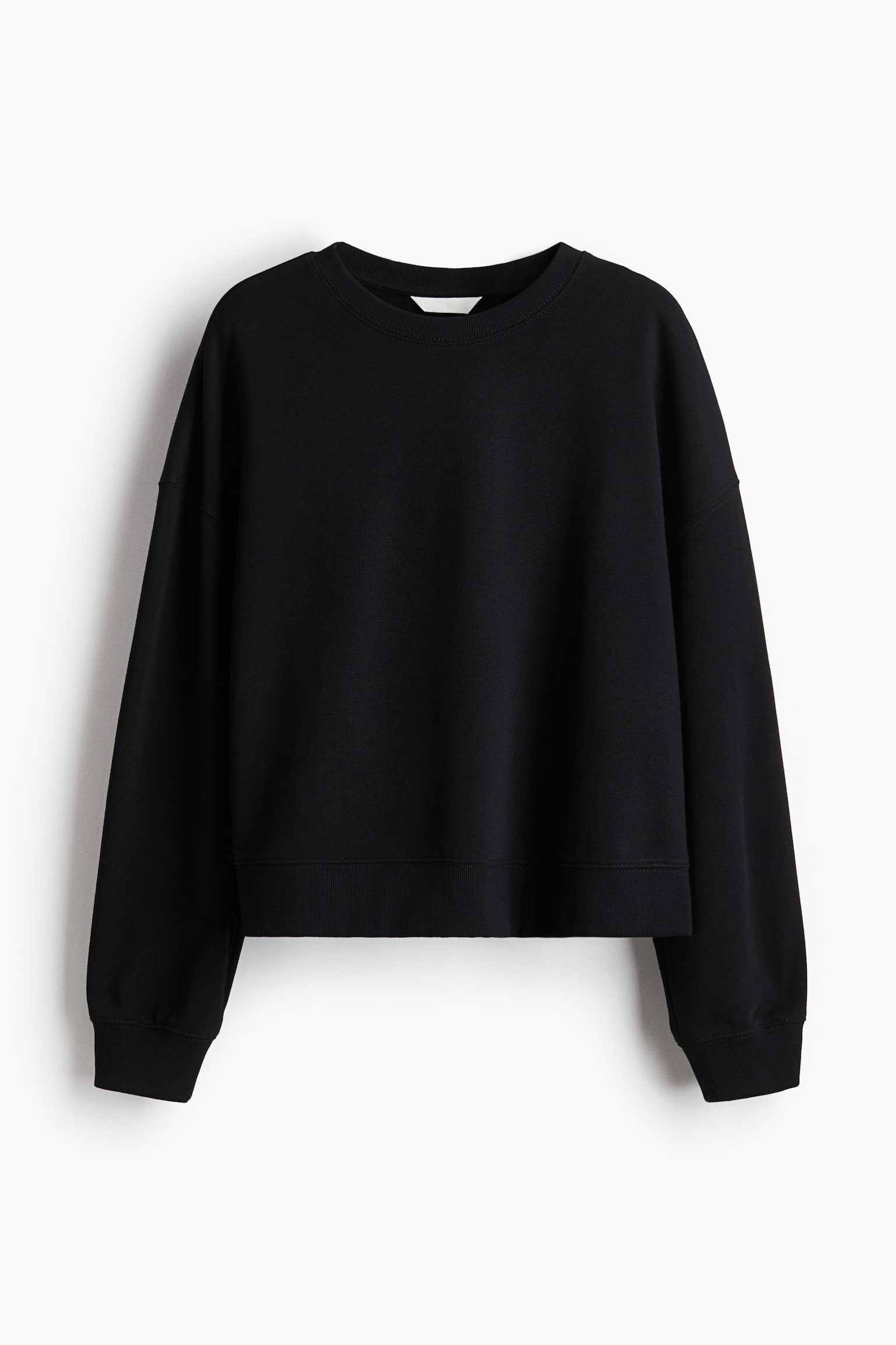 Женская толстовка H&M Sweatshirt, цвет: Чёрный — фото 1