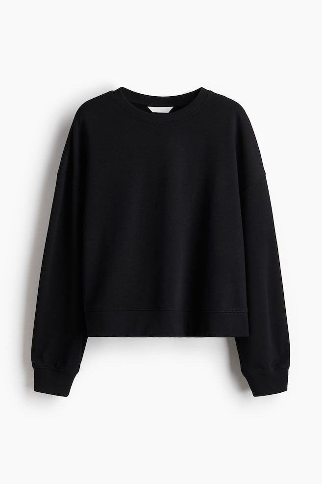 Sweatshirt - Black/Grey marl/Grey marl/Greige - 1