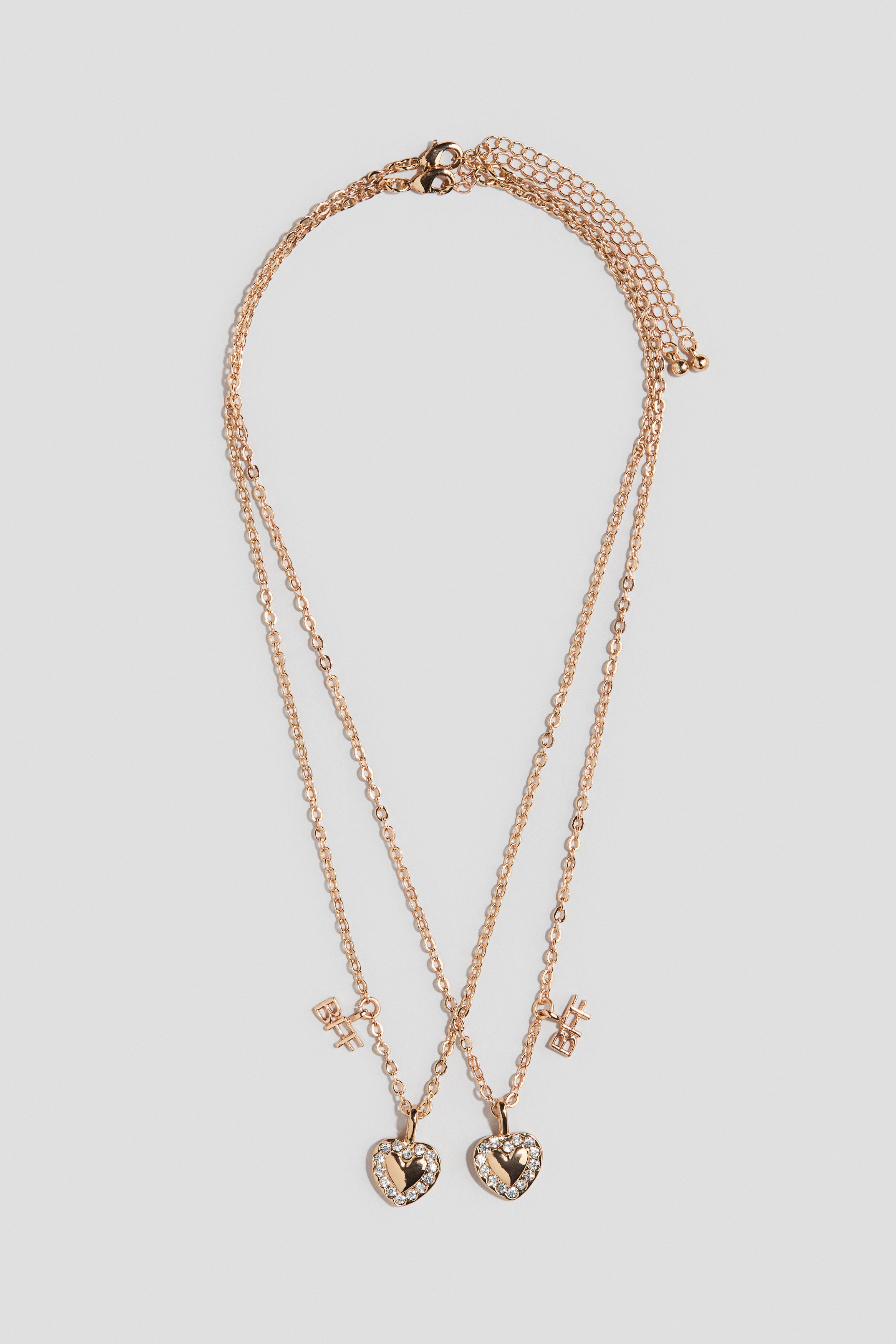 H & M - 2er-Pack Freundschaftsketten - Gold - Kinder