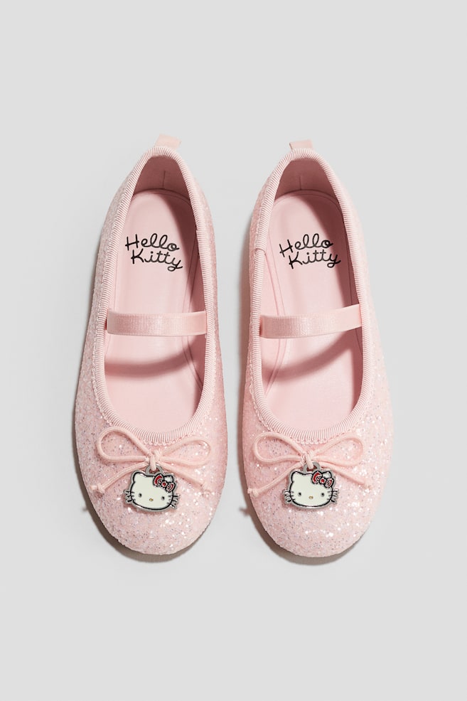 Ballerines pailletées - Rose clair/Hello Kitty/Beige/La Reine des neiges - 1