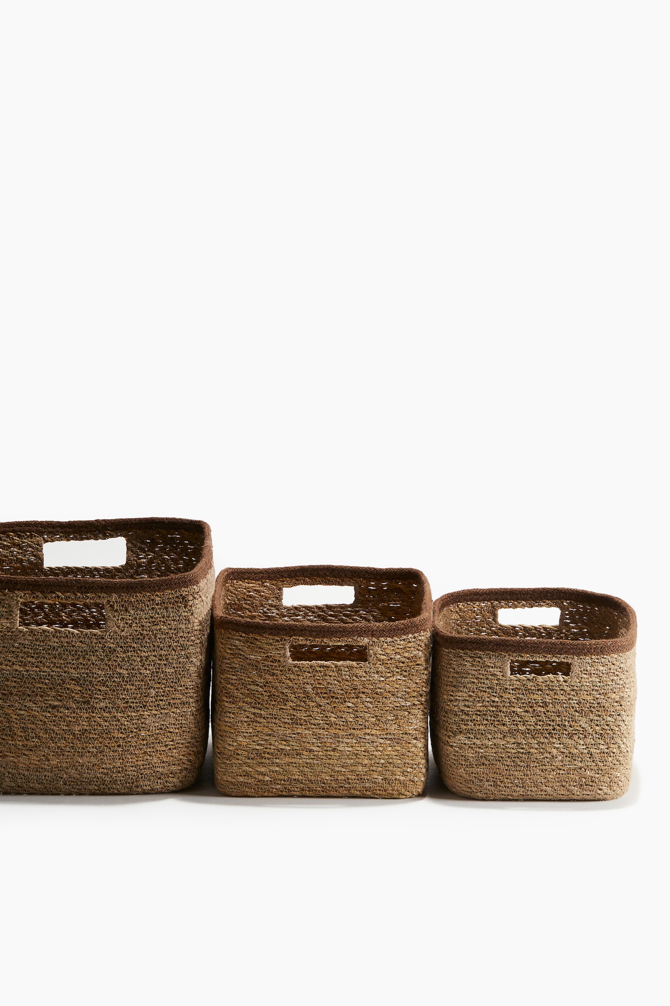 Large seagrass storage basket - Beige - Home All | H&M GB