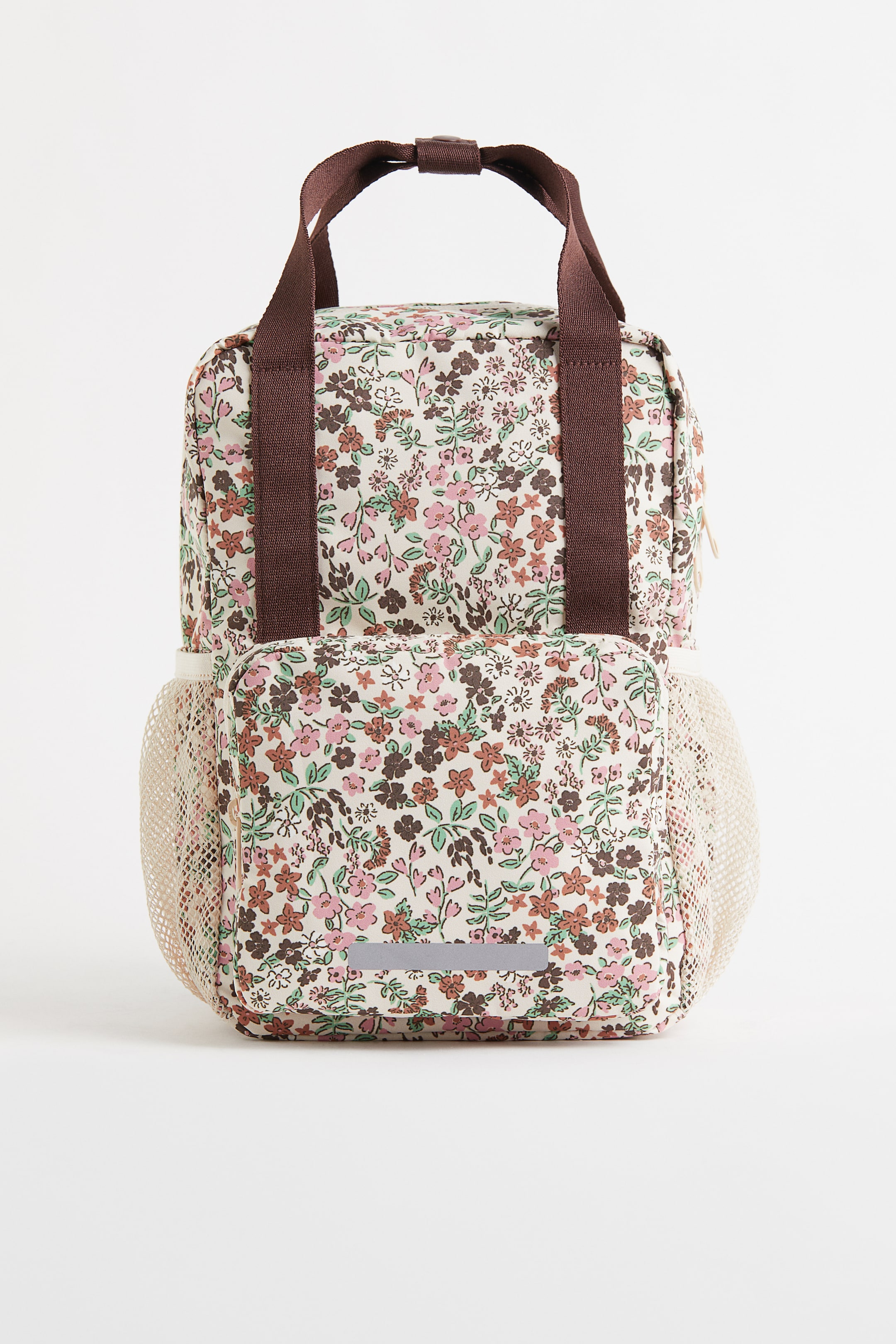 Patterned Backpack - Natural white/floral - Kids | H&M US