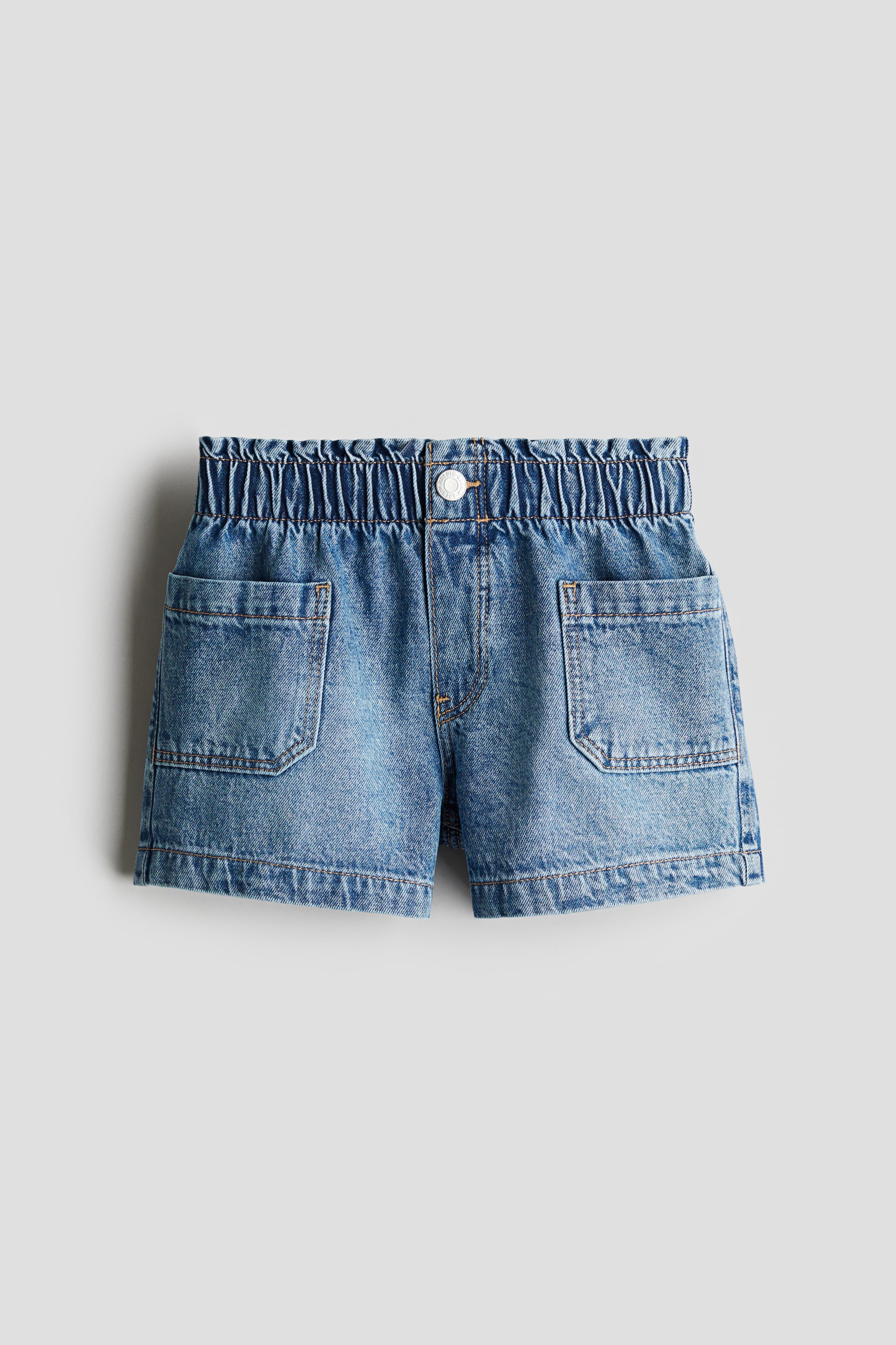 Loose Fit Denim Shorts