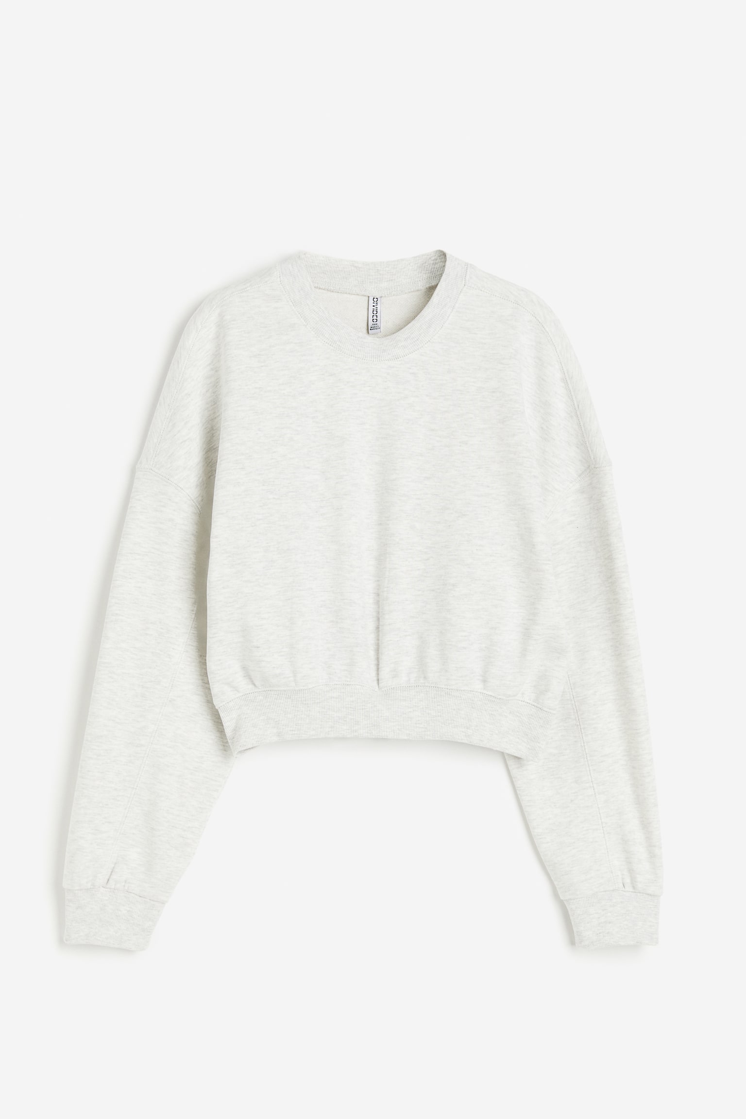 Oversized Sweater - Light grey marle/Dark grey - 2