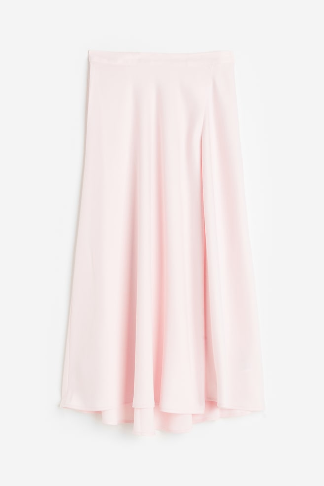 Satin skirt - Light pink/Black - 2