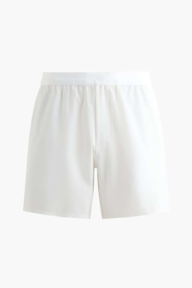 Regular-Fit Tennis Shorts with DryMove™ - White/Dark blue/Brick red/Dark brown - 1