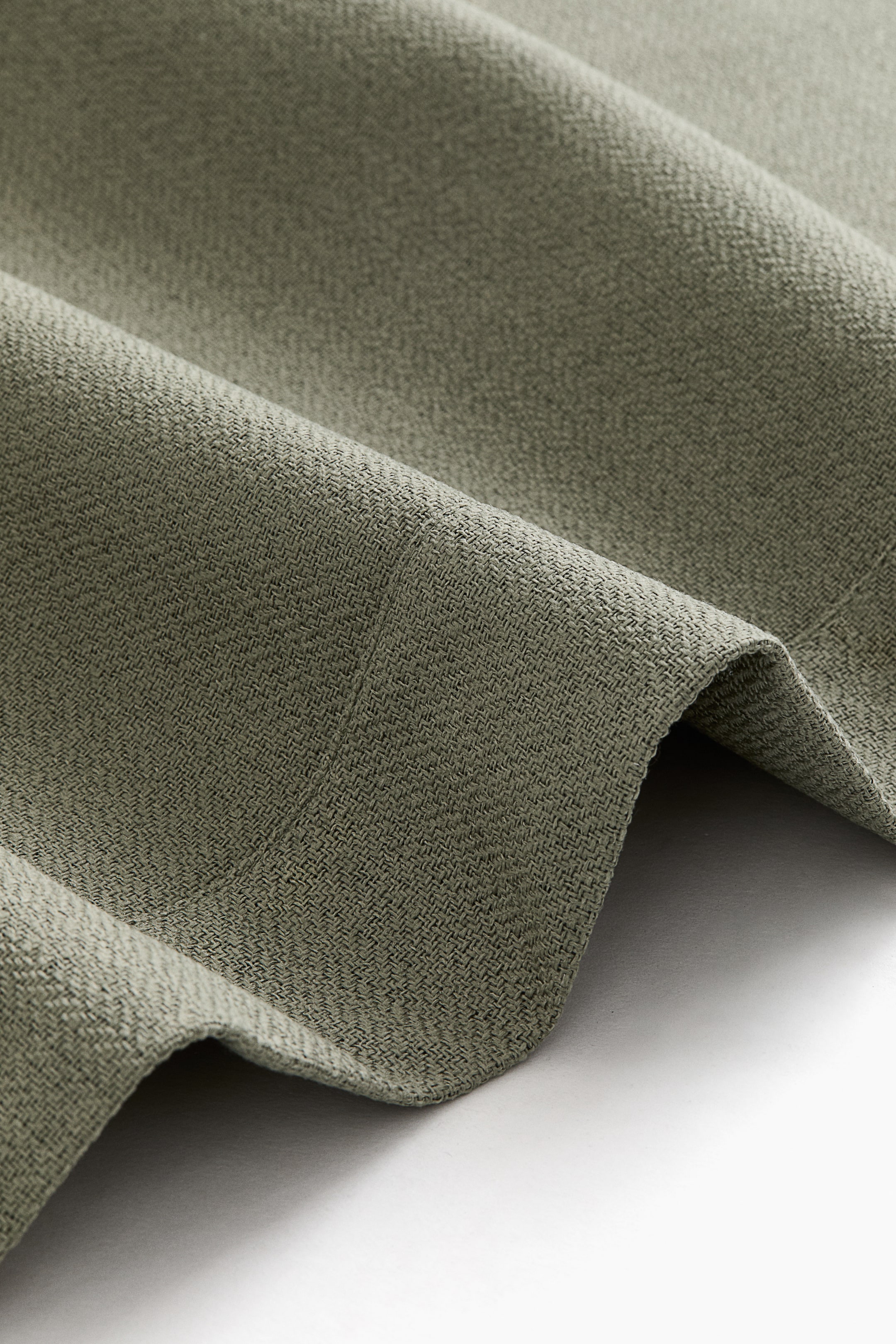 View larger image: 1-Pack Wide Blackout Herringbone Curtain Panel - Khaki green - Home All | H&M US 3