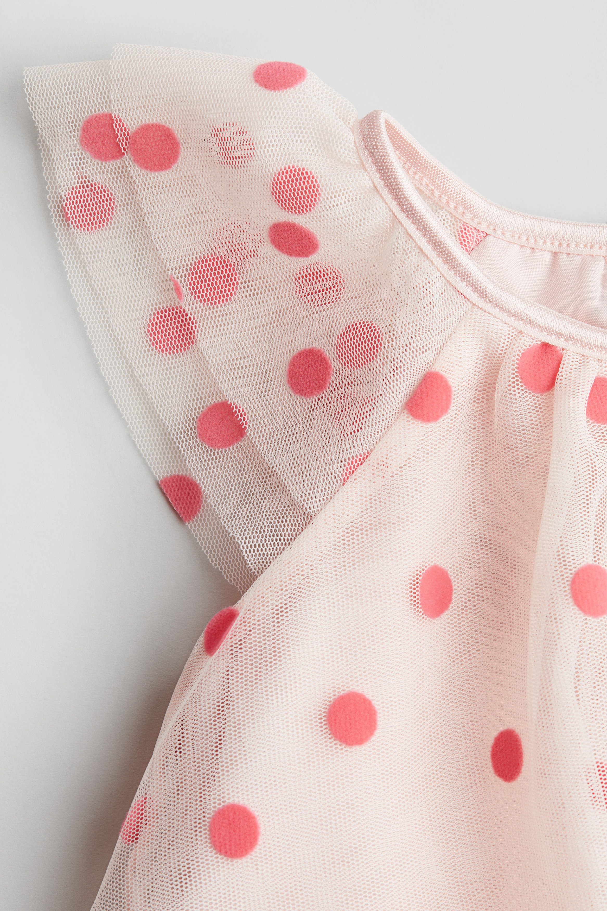 Robe en tulle Crème/pois ENFANT H&M FR