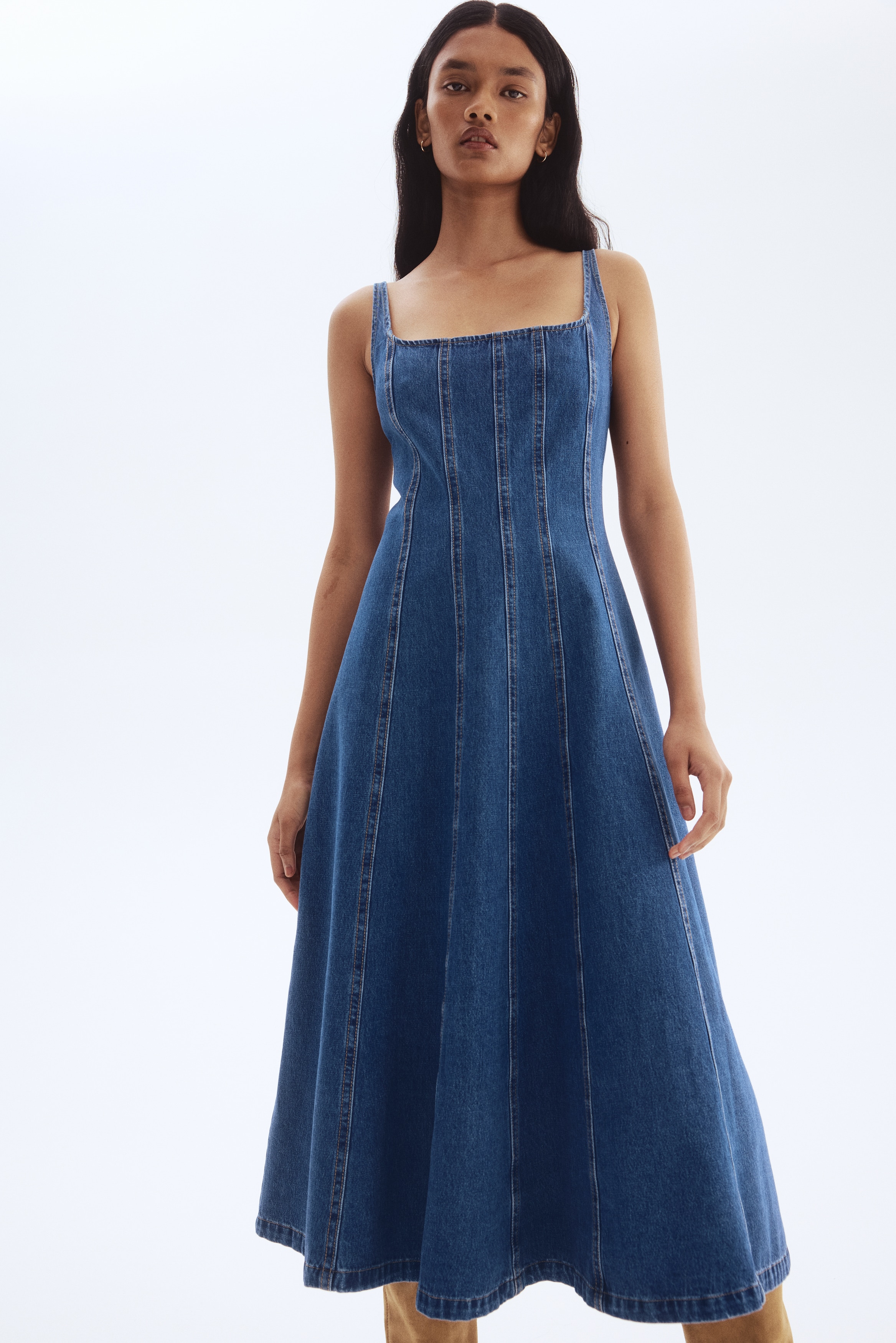 gauze dress Rea Gauze Tie Strap Maxi Dress - White