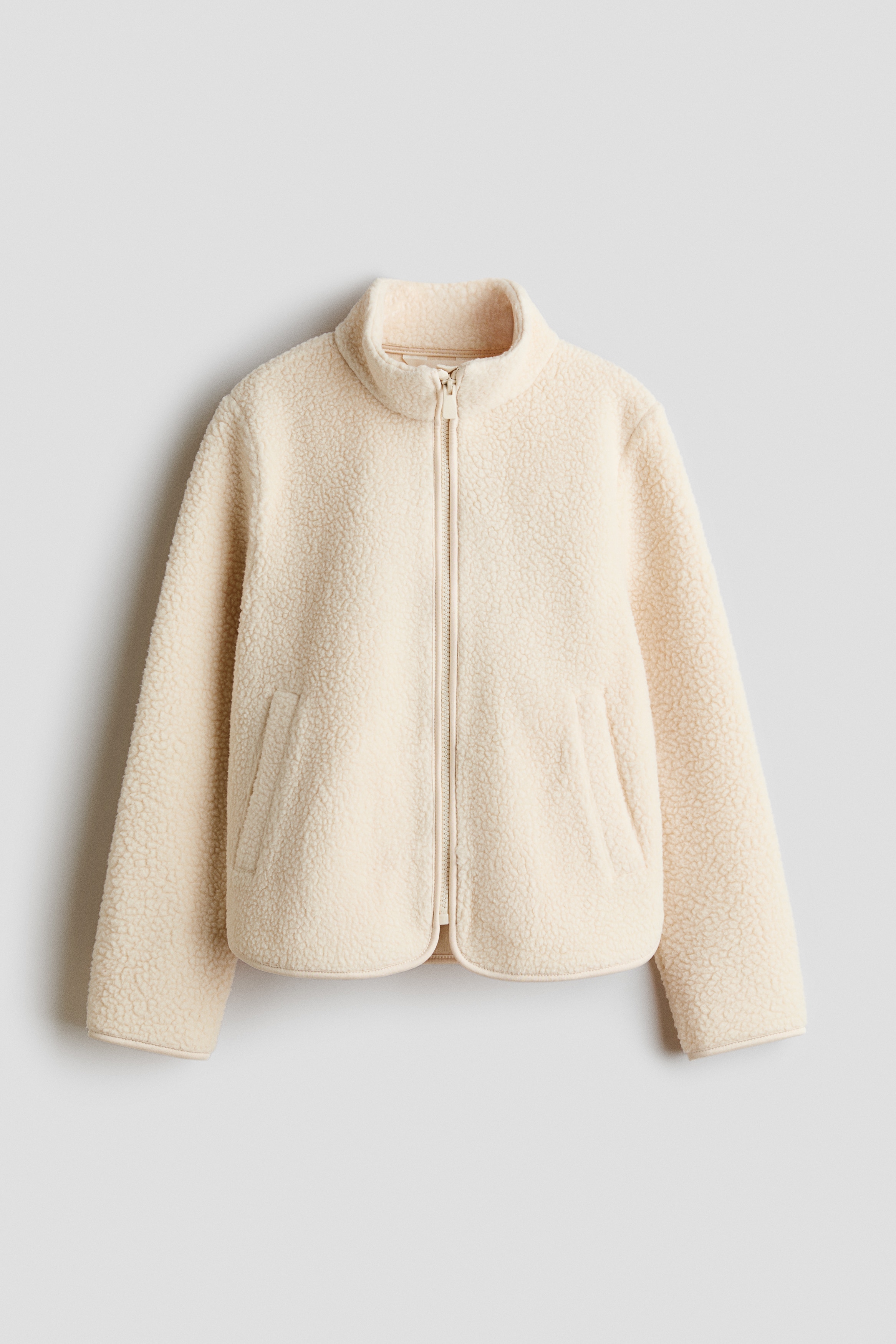 H & M - Jacke aus Teddyfleece - Beige - Kinder