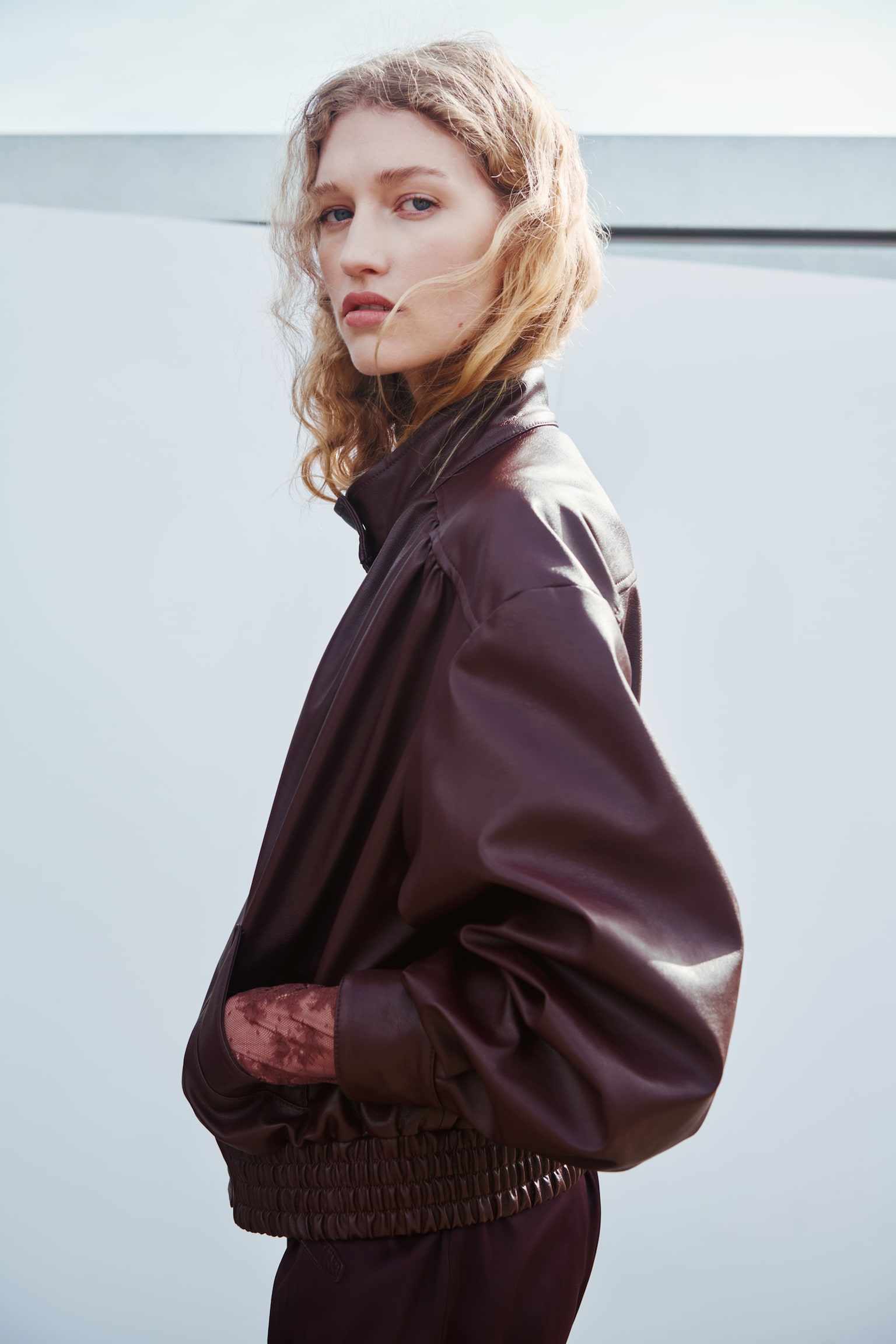 Jacket - Burgundy/Brown - 5