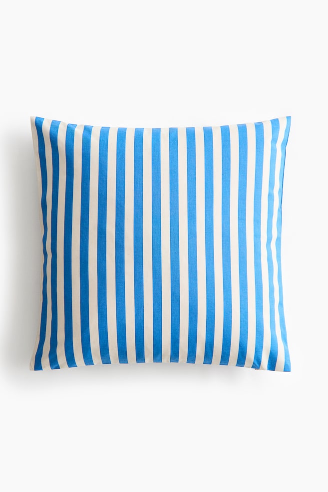 Outdoor Cushion Cover - Blue/striped/Beige/striped/Dark gray/striped/Orange/striped/Dark green/striped/Blue/striped/Beige/striped/Cream/dark beige striped/Orange/striped/Dark green/striped/Yellow/striped/Yellow/striped/White/green striped/Dark beige/striped/White/yellow striped/White/yellow striped/Blue - 1