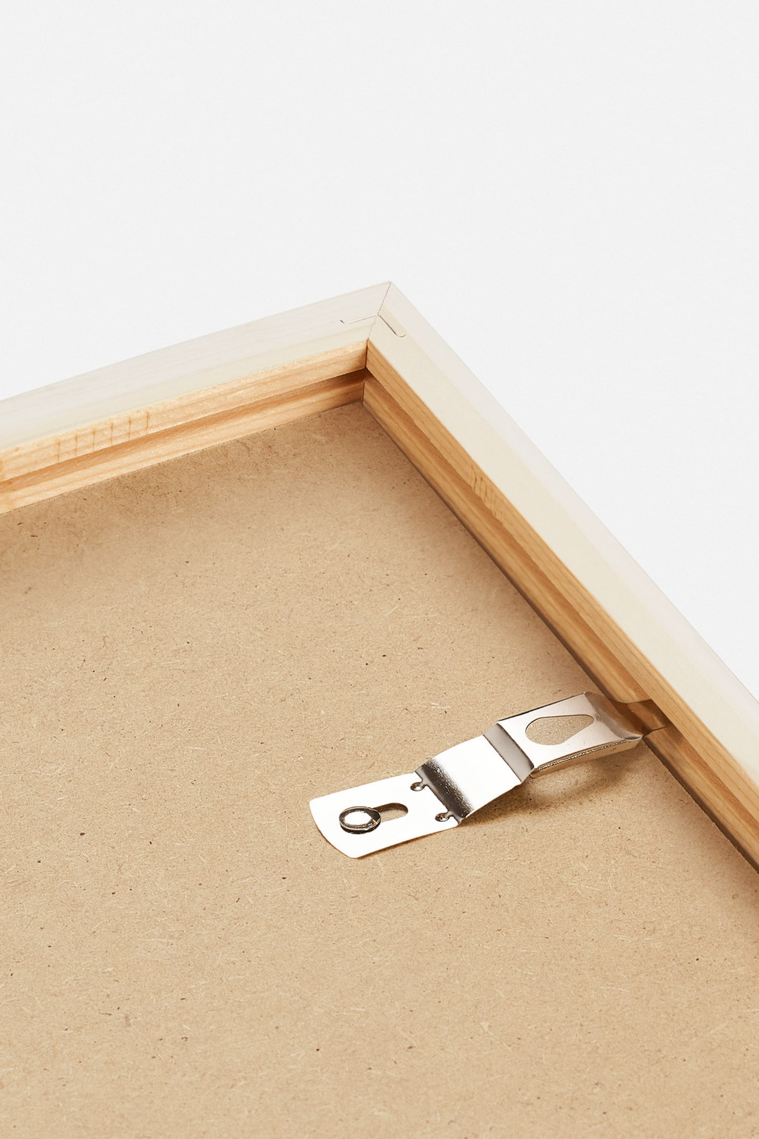 Ribbed Picture Frame - Vit/Svart/Ek/Mörk Ek - 4