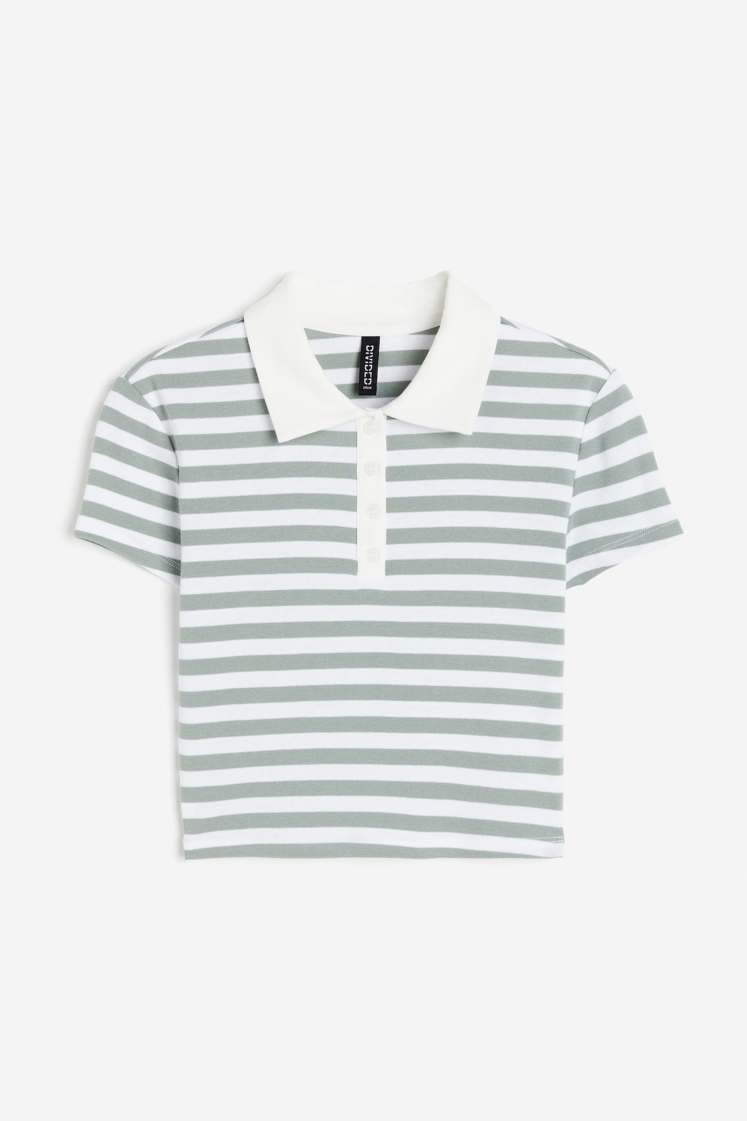 Cropped Polo Shirt - Light green/Stripe/Light grey marle/Tiger/Red/Los Angeles/Dark green/Portland/Dark blue/Stripe/Light grey marle/NYC/Dark blue/Stripe/Dark blue/03