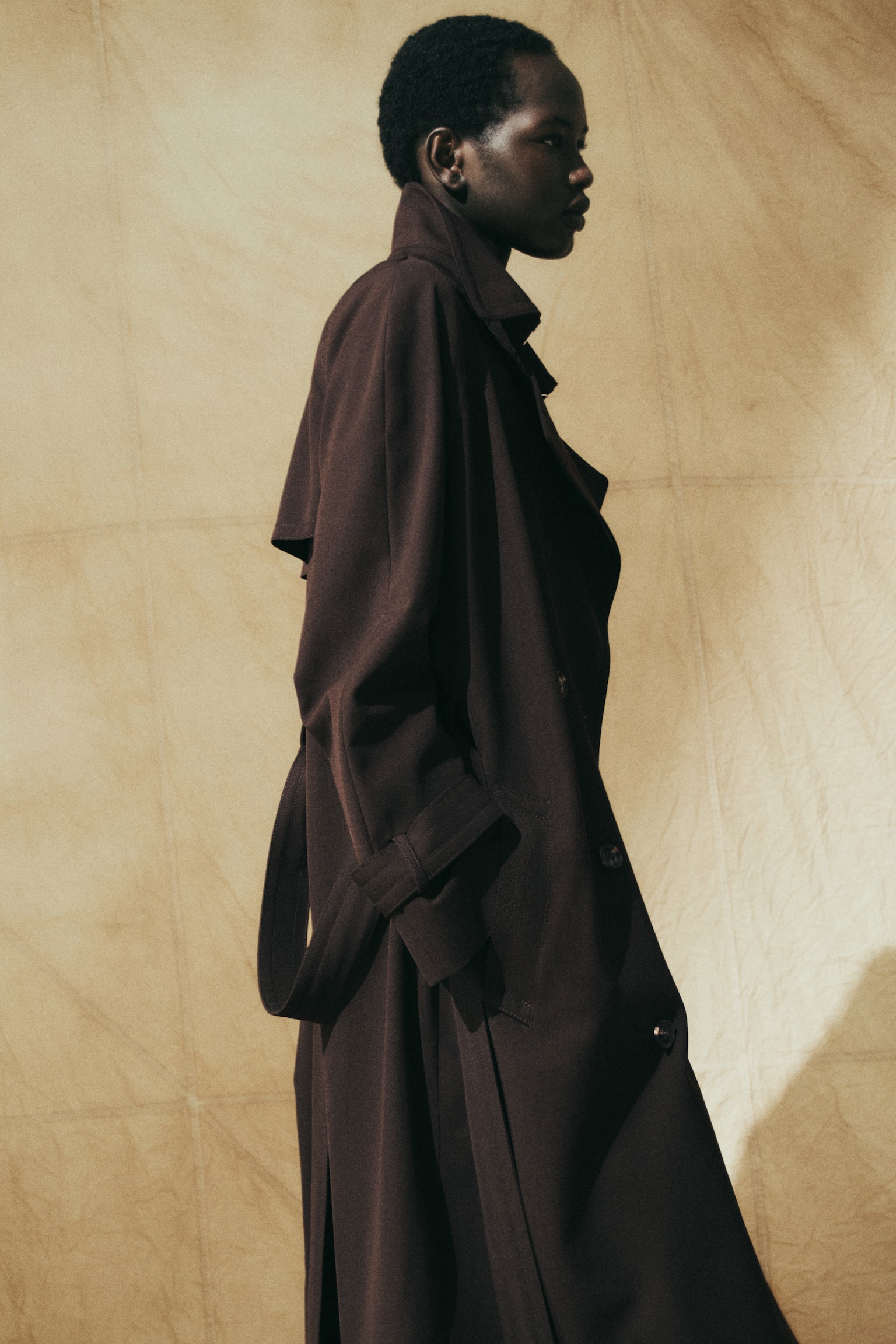 Trench coat - Dark brown/Dark mole - 6