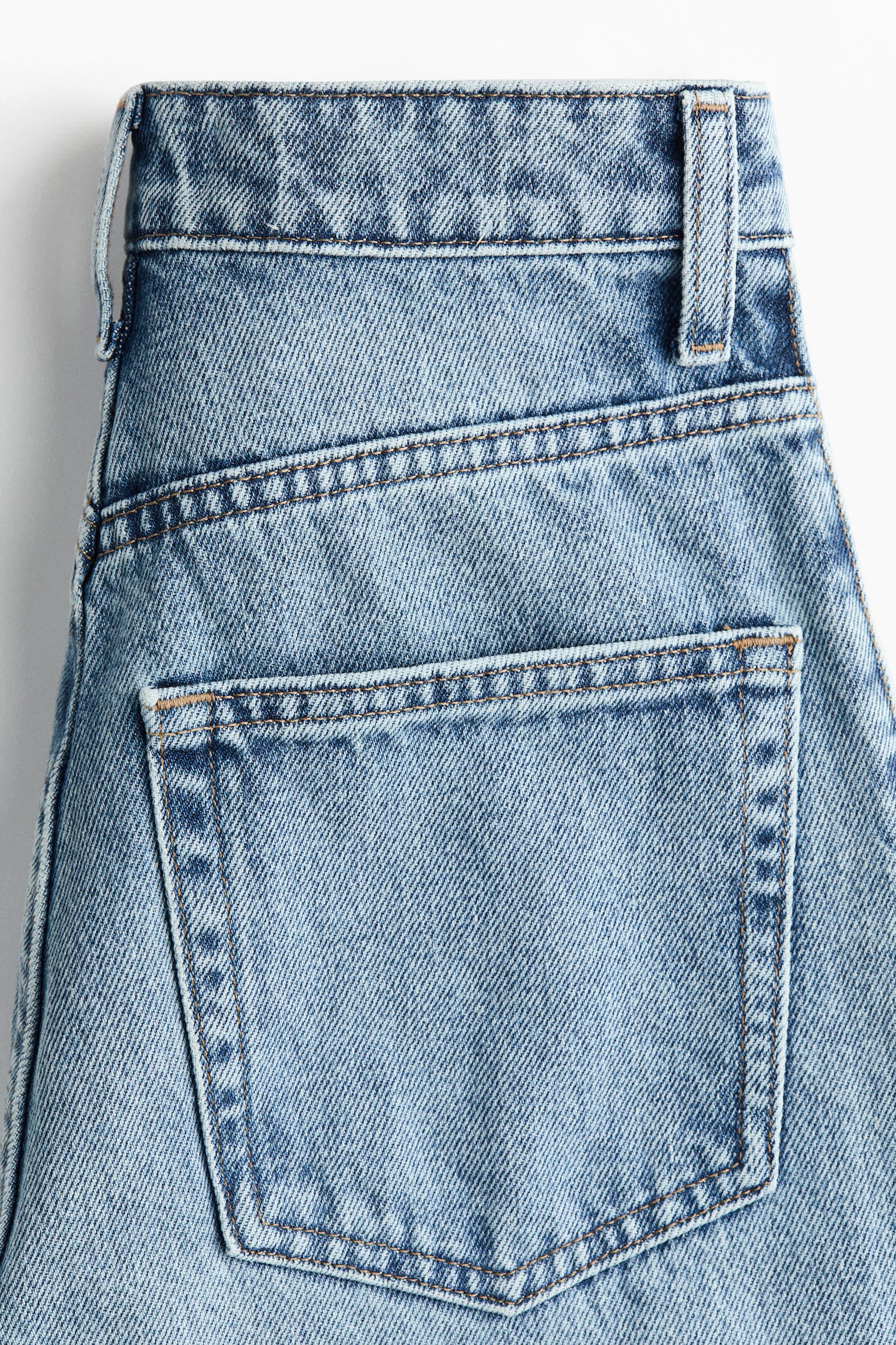 Barrel High Waist Ankle Jeans - Light denim blue - 6