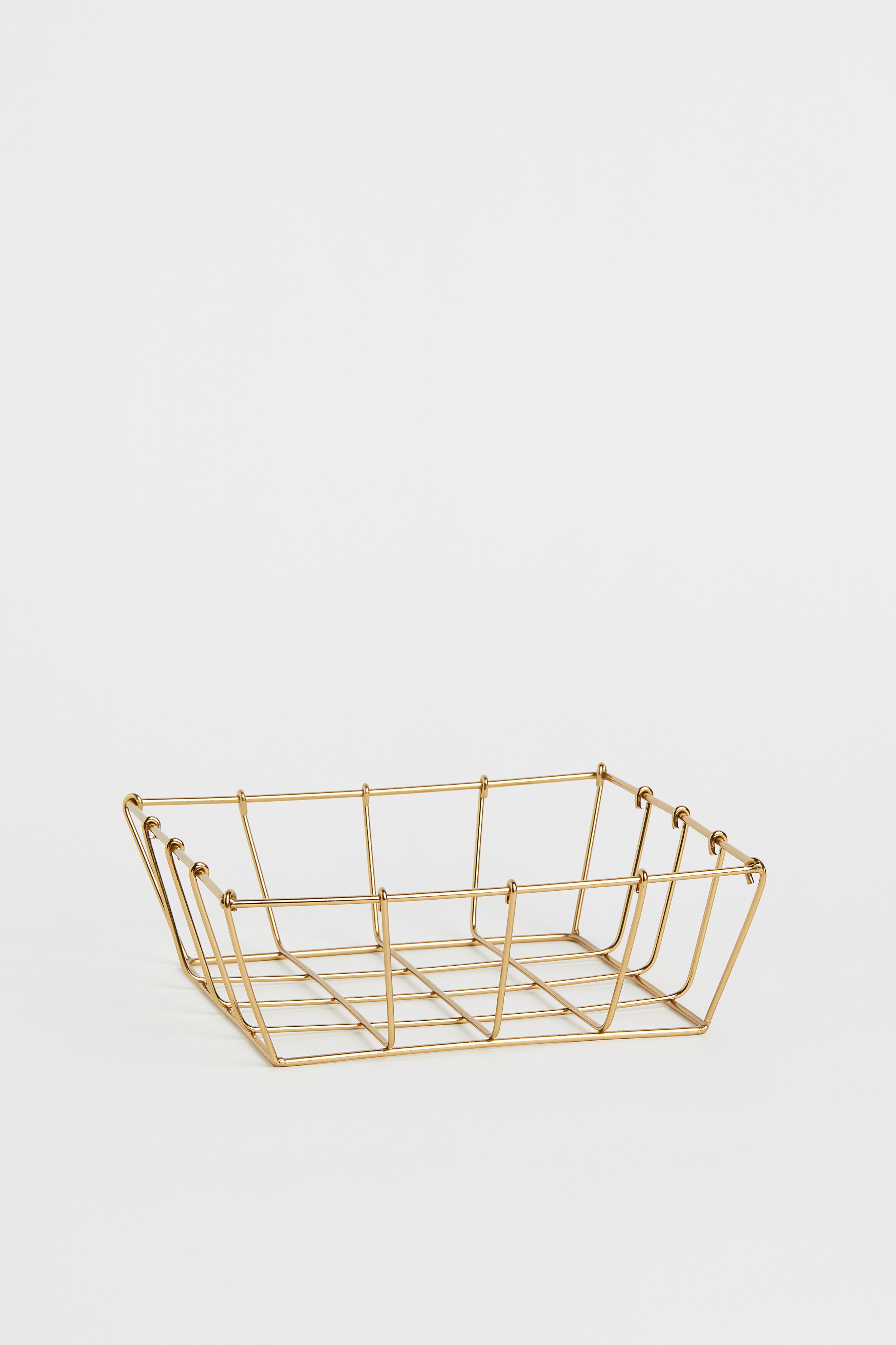 メタルワイヤーバスケット S - ゴールドカラー - Home All | H&M JP