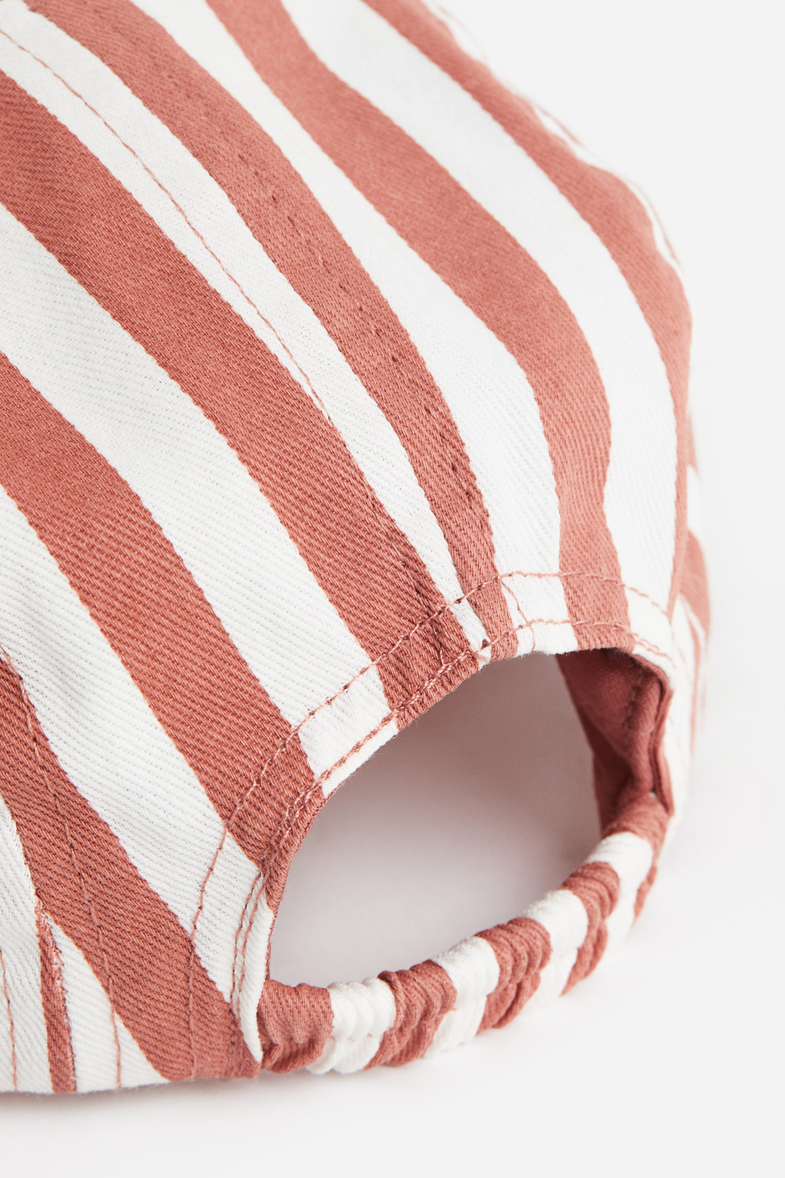 Cap - Rust red/Striped - 3