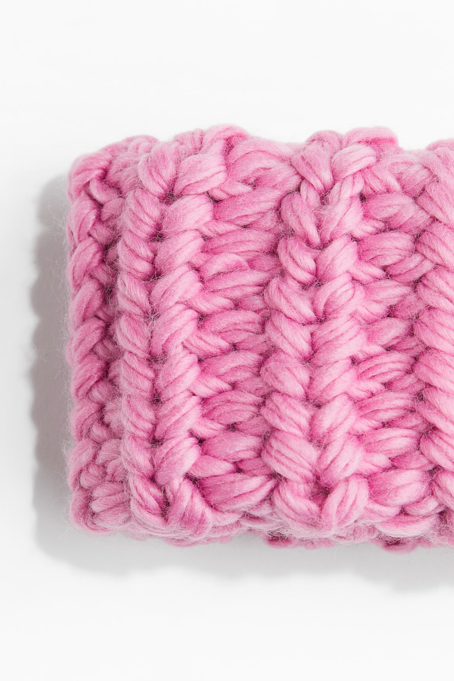 Rib-knit headband - Pink/Light dusty pink/Dark grey marl - 2