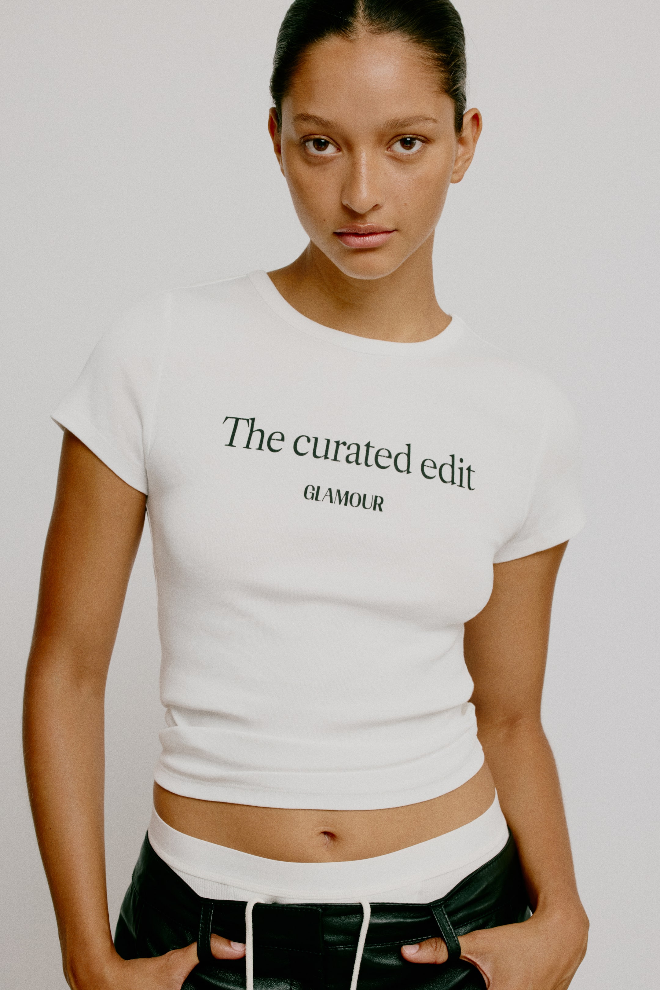 Cotton T-Shirt with Printed Motif