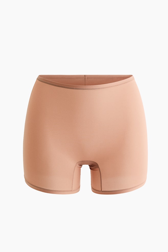 Braga Shortie Seamless - Beige oscuro/Marrón oscuro - 1