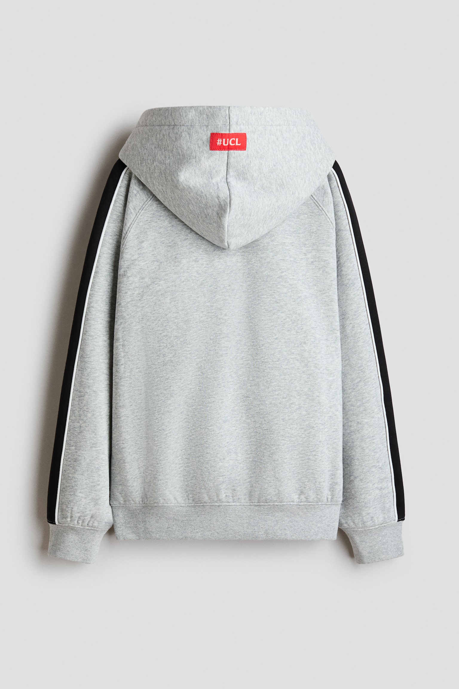 Детское худи H&M Printed Brushed-Inside, цвет: Серый — фото 2