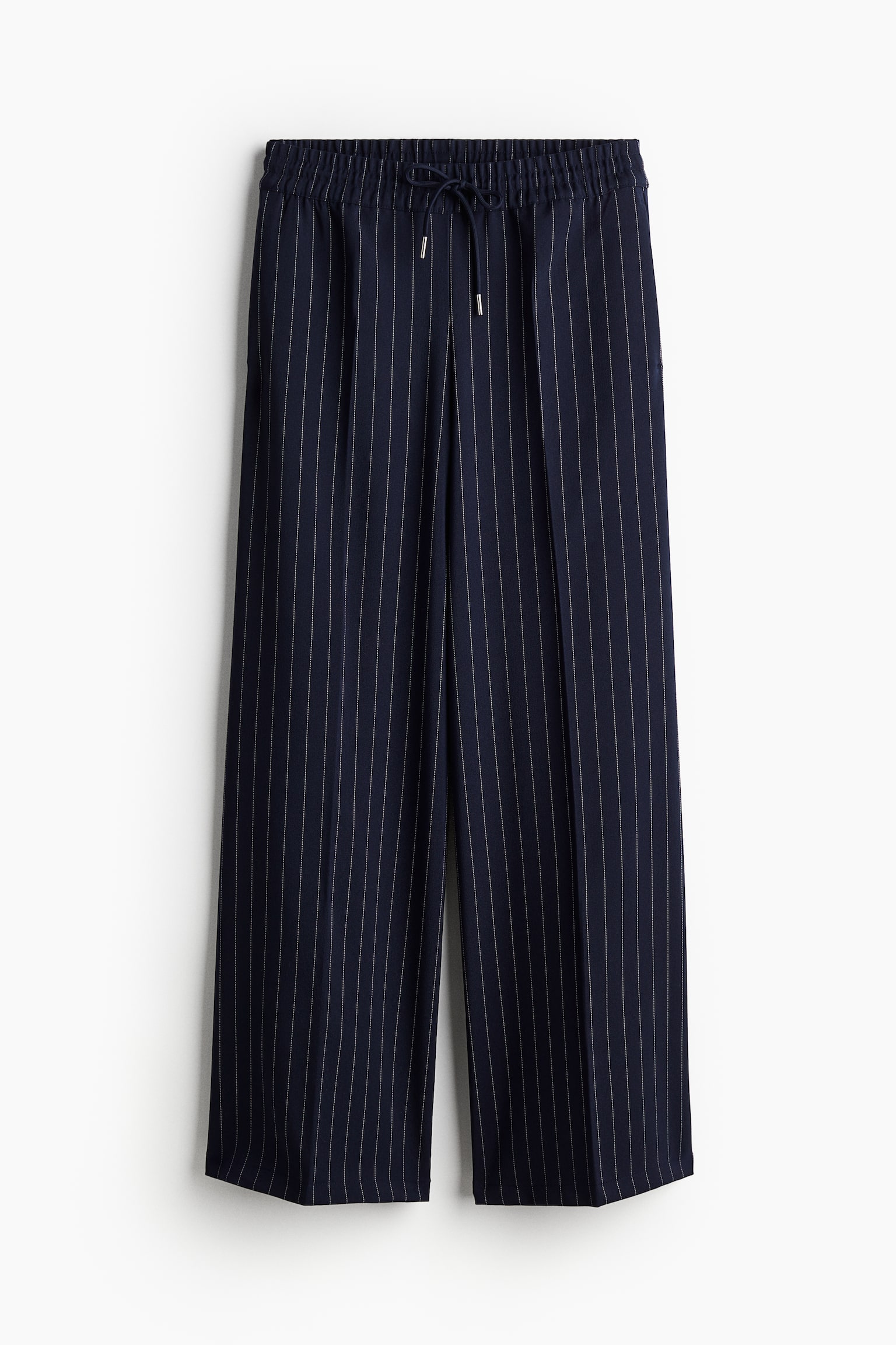 Wide pull-on trousers - Navy blue/Pinstriped/Dark grey/Pinstriped/Black/Beige/Grey marl/Black/Pinstriped/Grey marl/Black/White/Black - 2