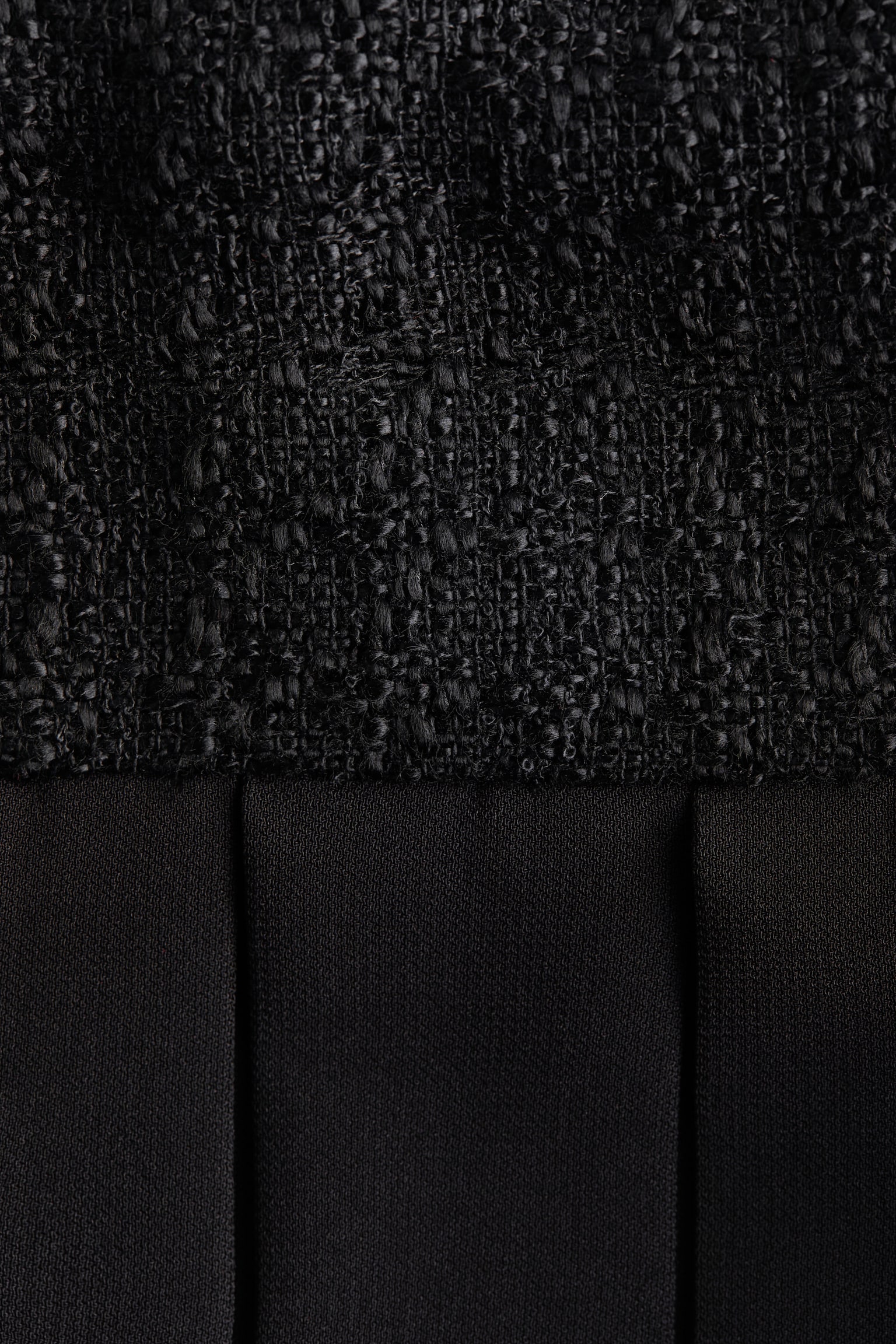 Женское платье H&M Belted Bouclé Dress, цвет: Чёрный — фото 6