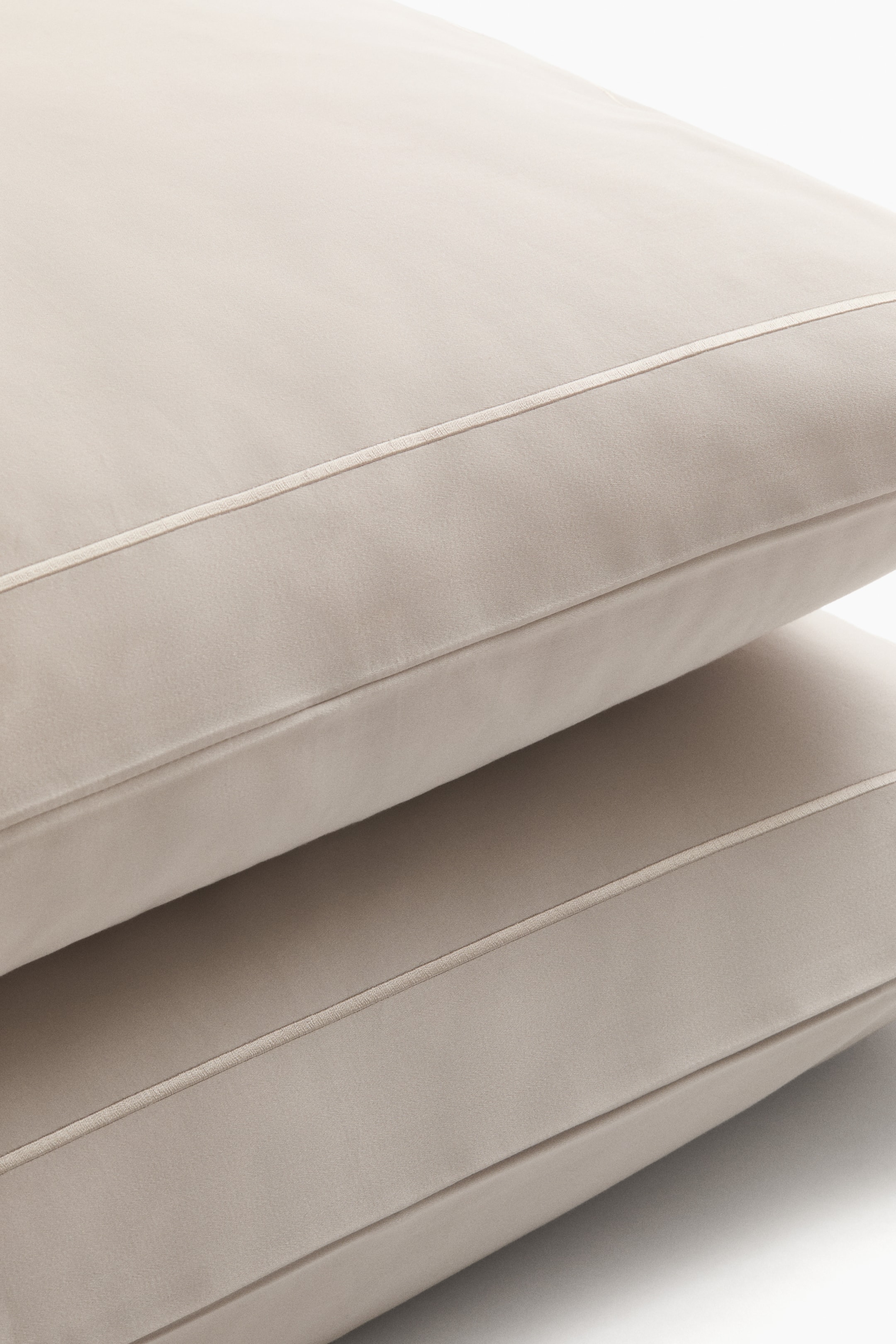 2-Pack Cotton Sateen Pillowcases