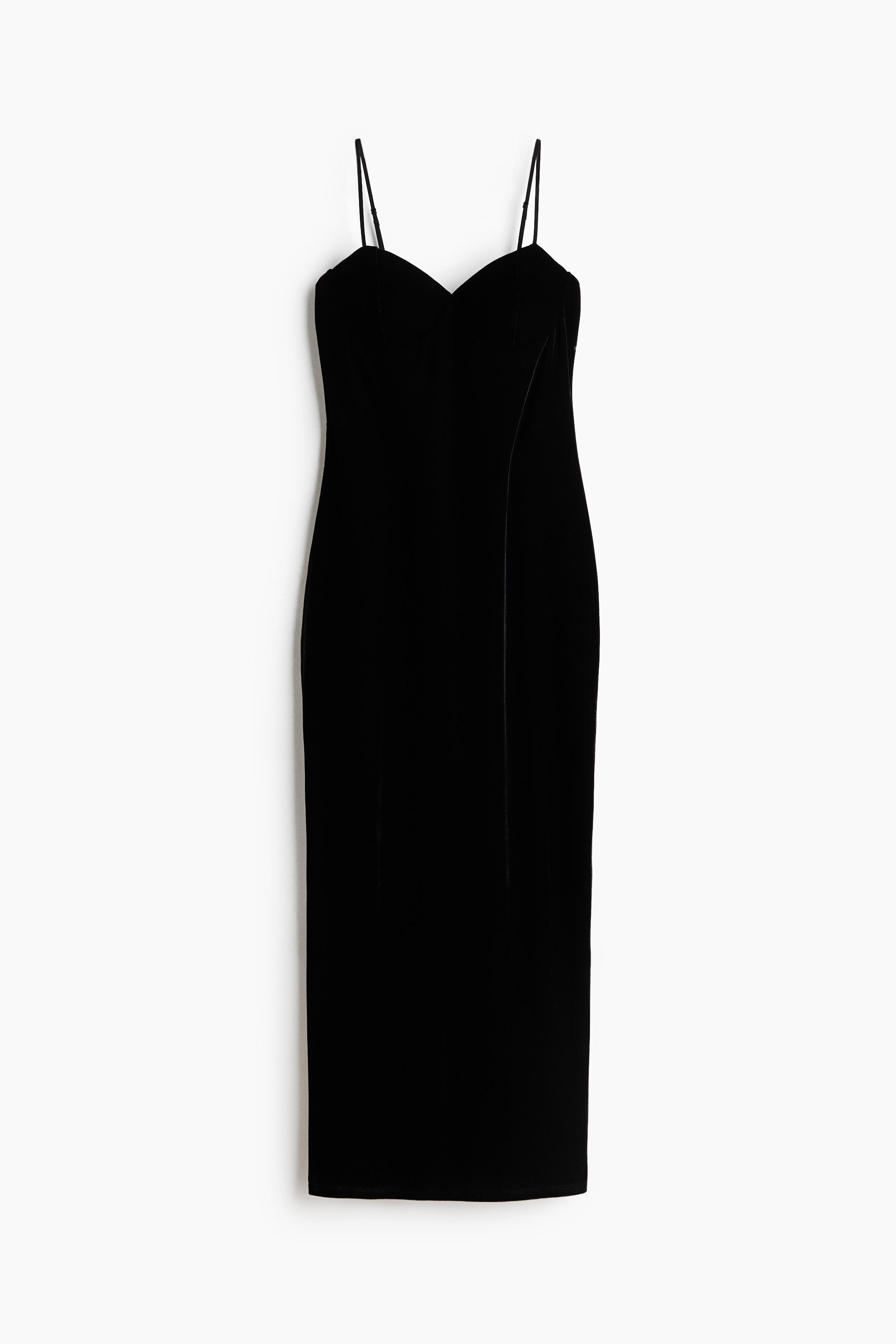 Velvet strappy dress