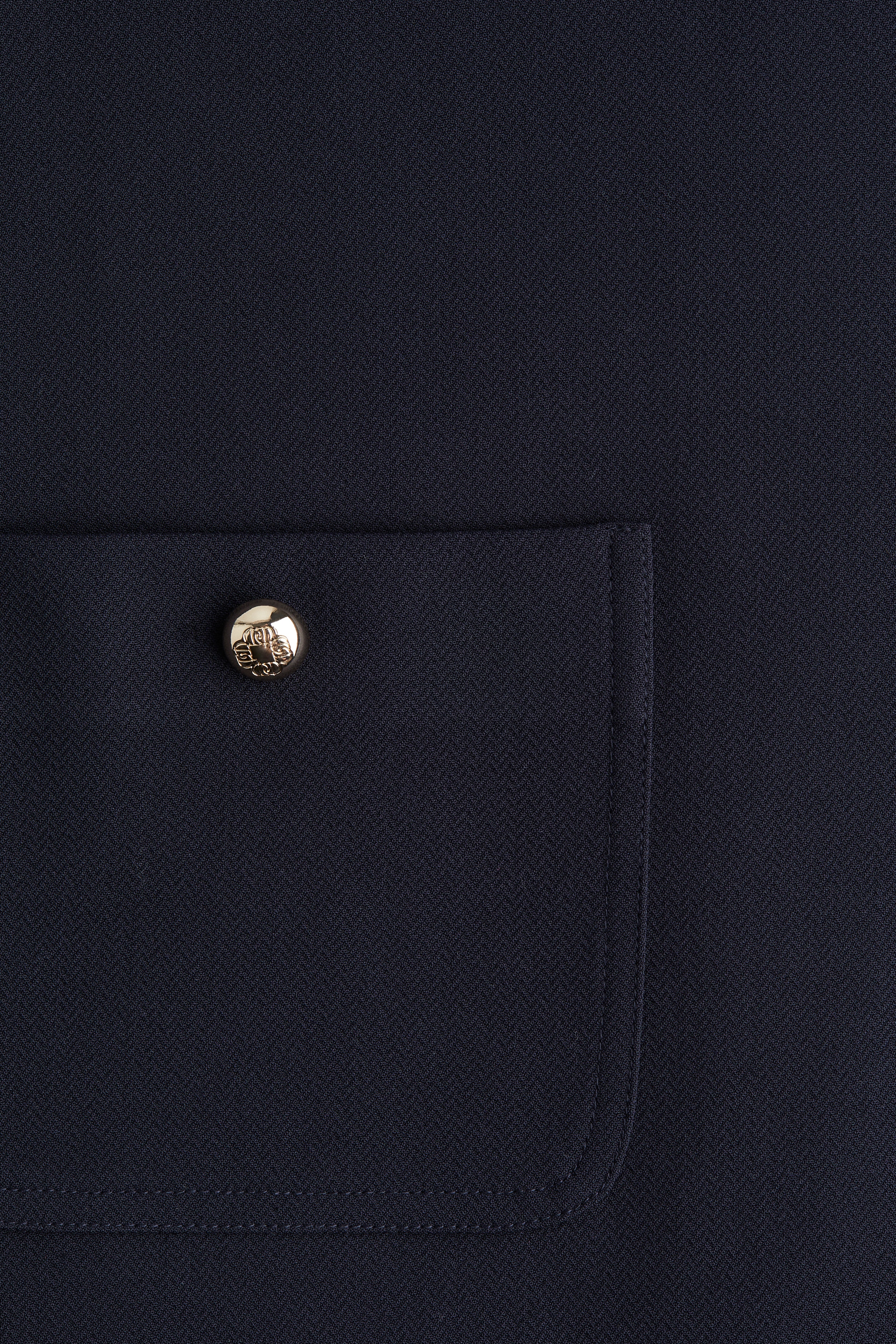 Pocket-detail shift dress