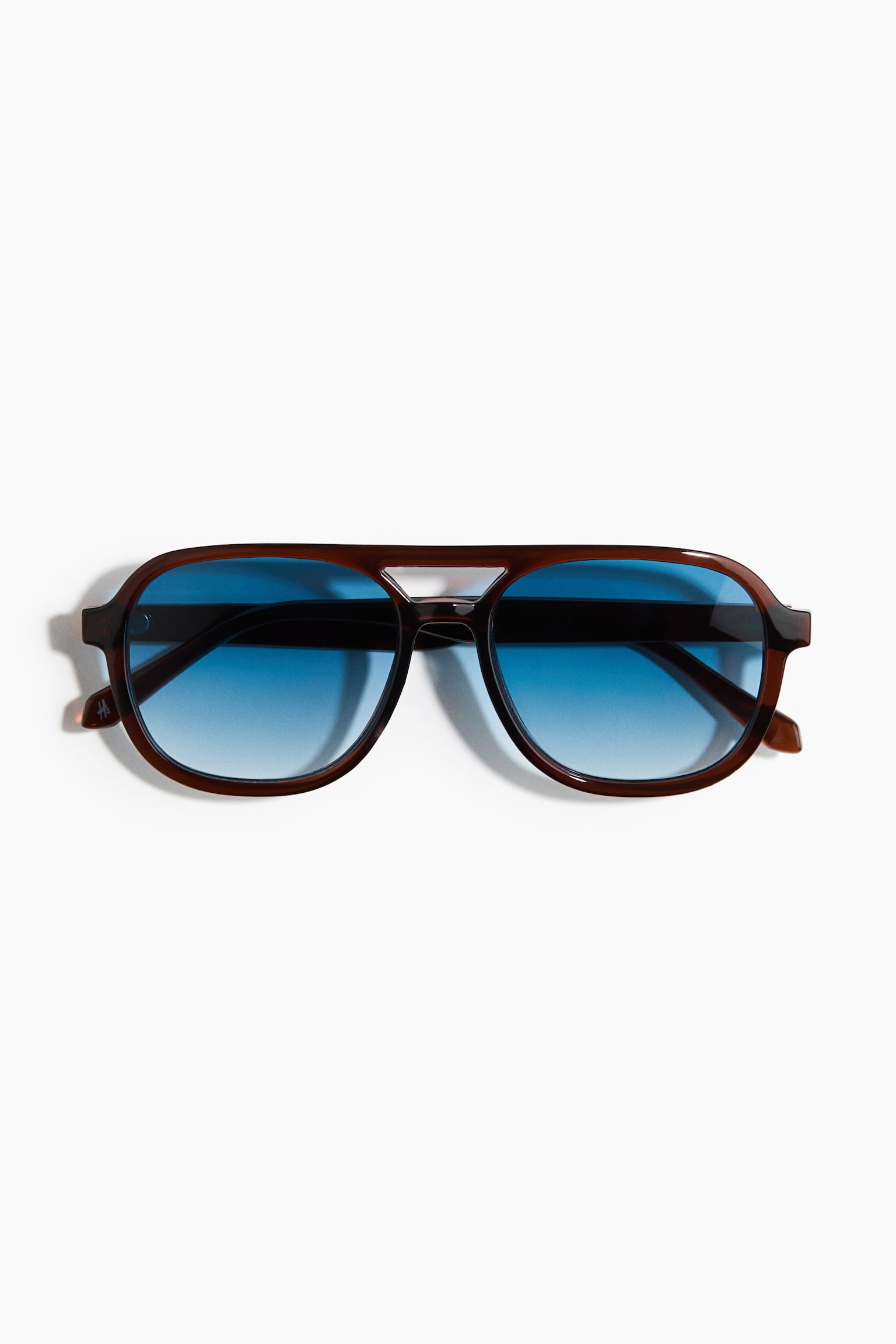 Aviator Sunglasses - Blue/brown/Black