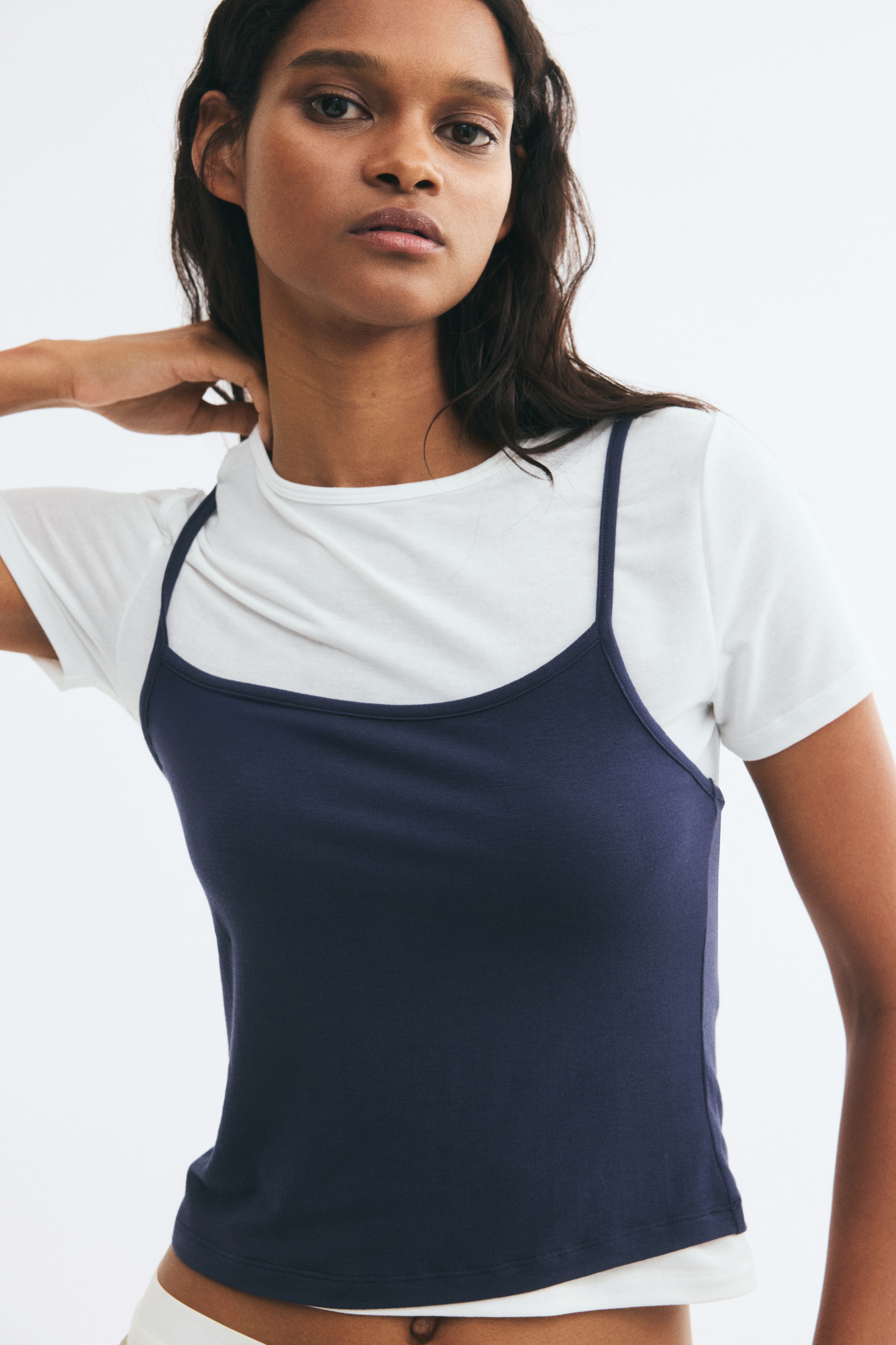 Layered Jersey Top - thumbnail 2