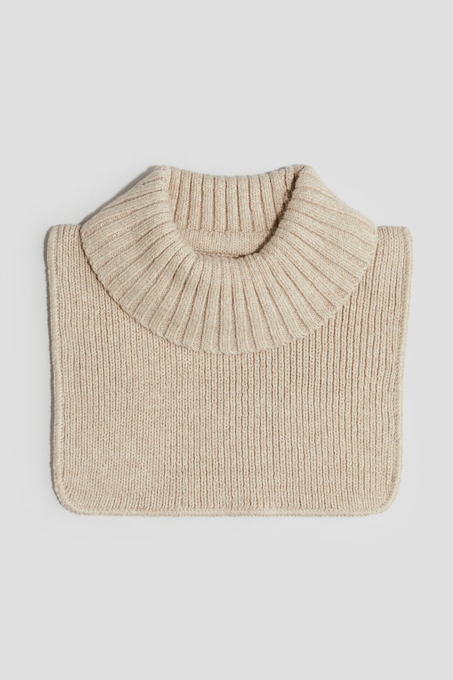 Polo-neck collar - Dusty beige - 1