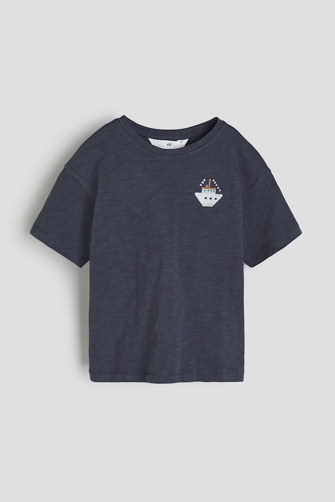 Buy Black/ Slate/ Grey Marl/ White/ Navy/ Blue T-Shirts 6 Pack