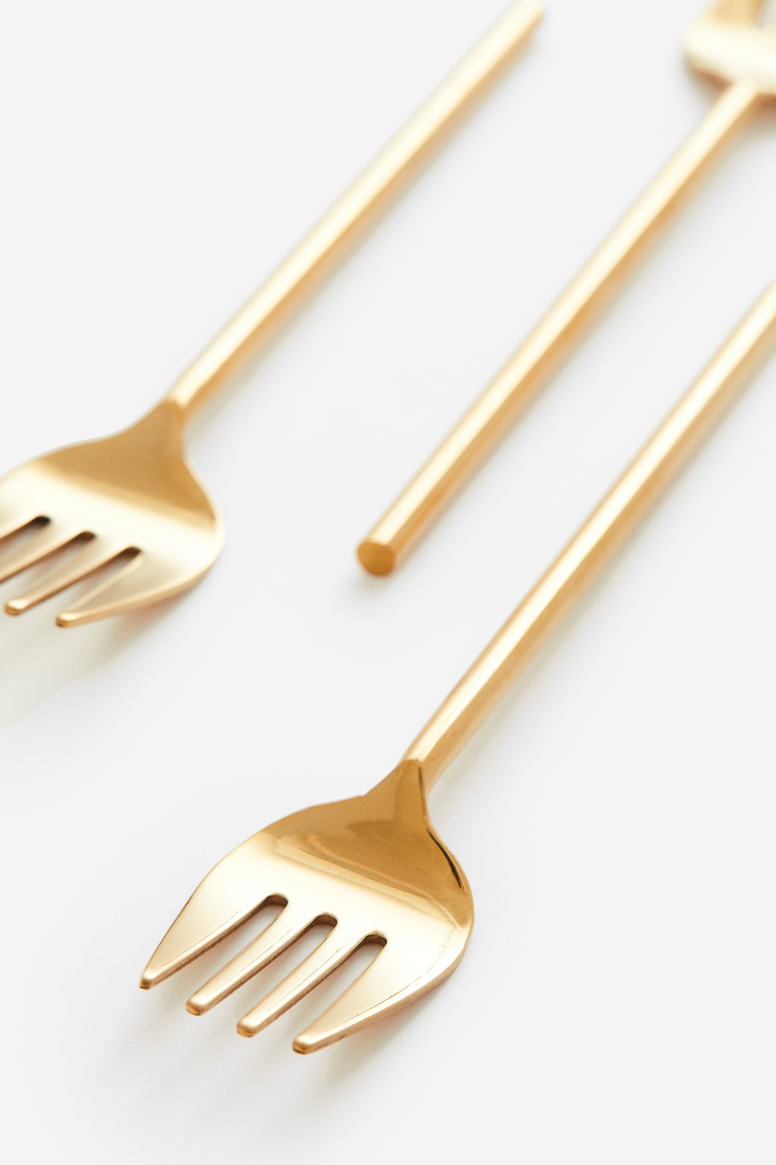 3-pack forks - Gold-coloured - 2