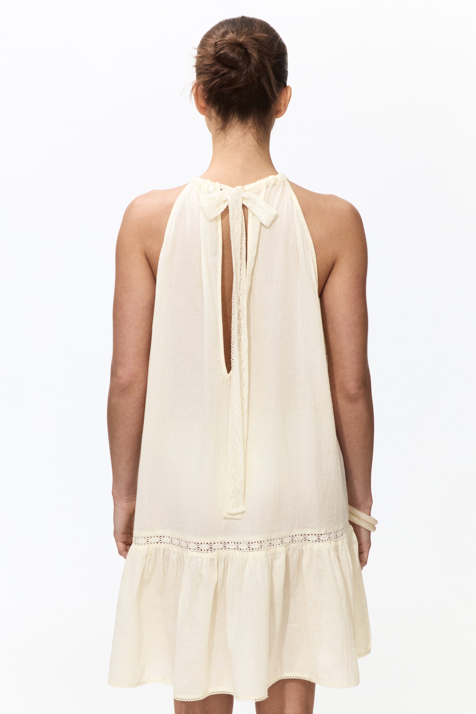 Sleeveless cotton beach dress - 6
