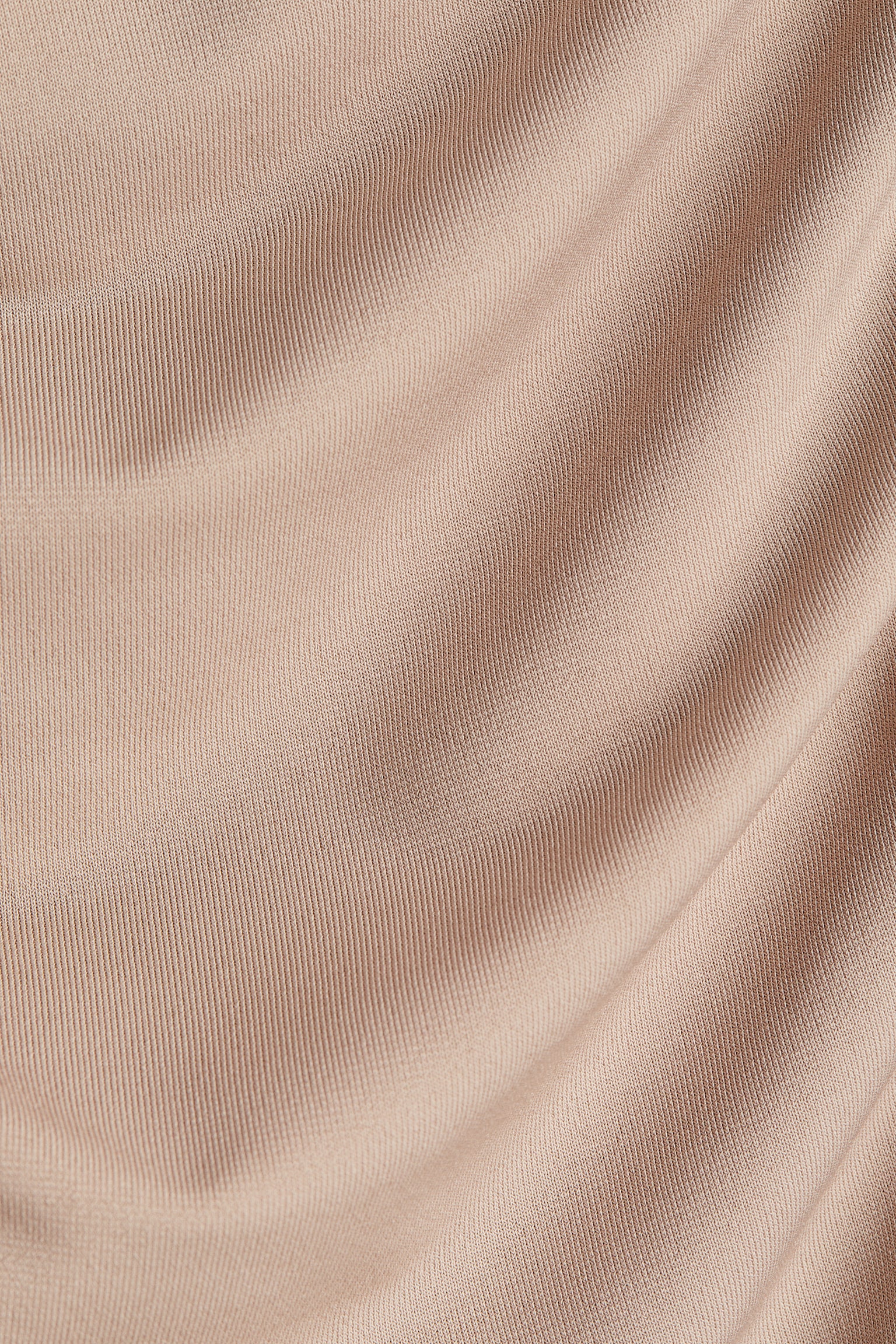Женский топ H&M Draped Long-Sleeved Top, цвет: Бежевый — фото 2