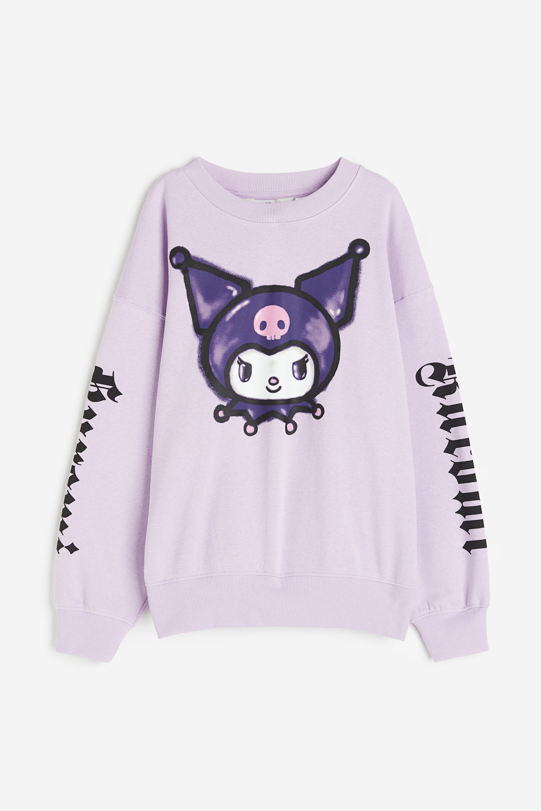 Xem ảnh lớn hơn: Áo nỉ dáng thụng - Màu tím lilac/Kuromi - Kids | H&M VN 1
