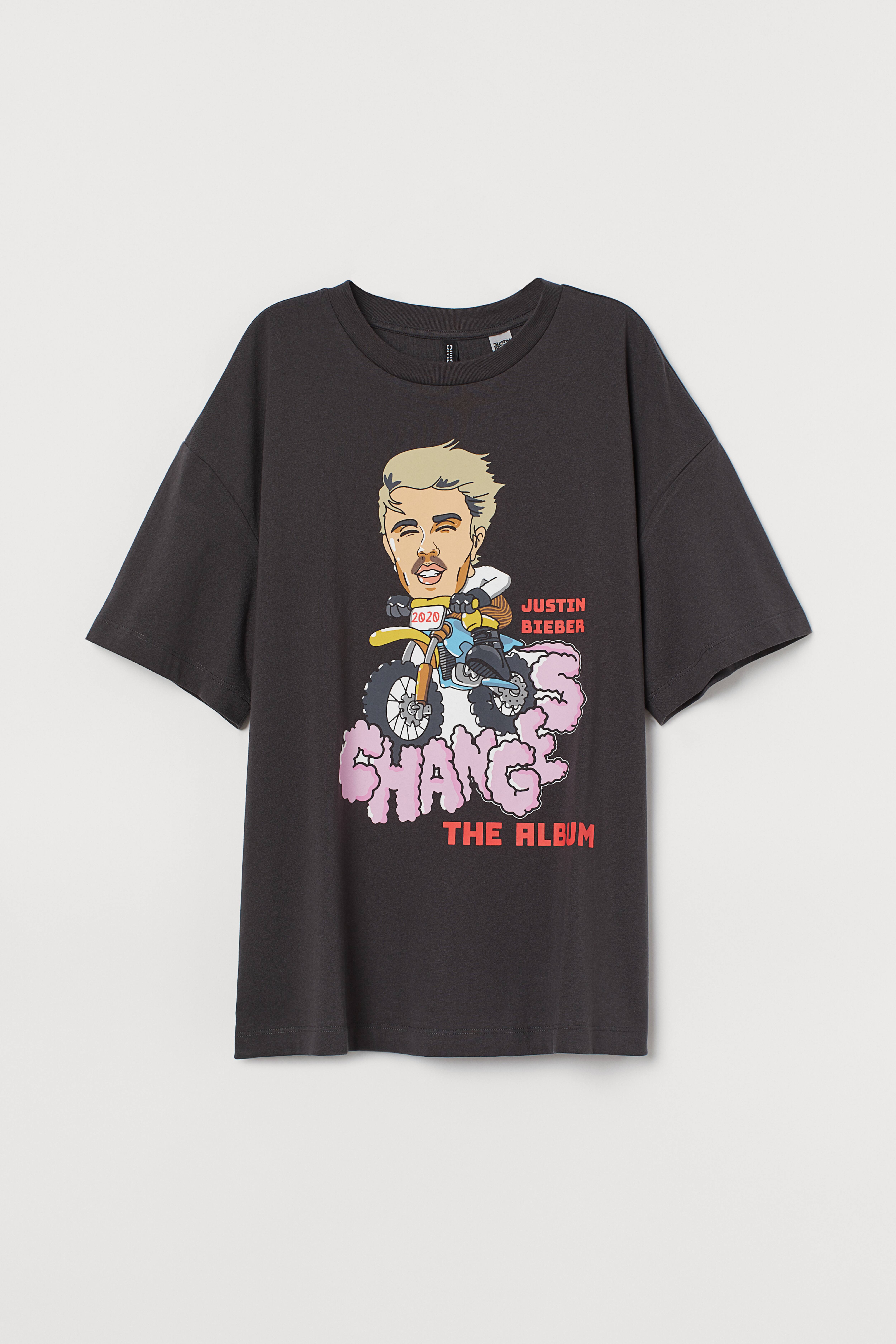 justin bieber t シャツ h&m