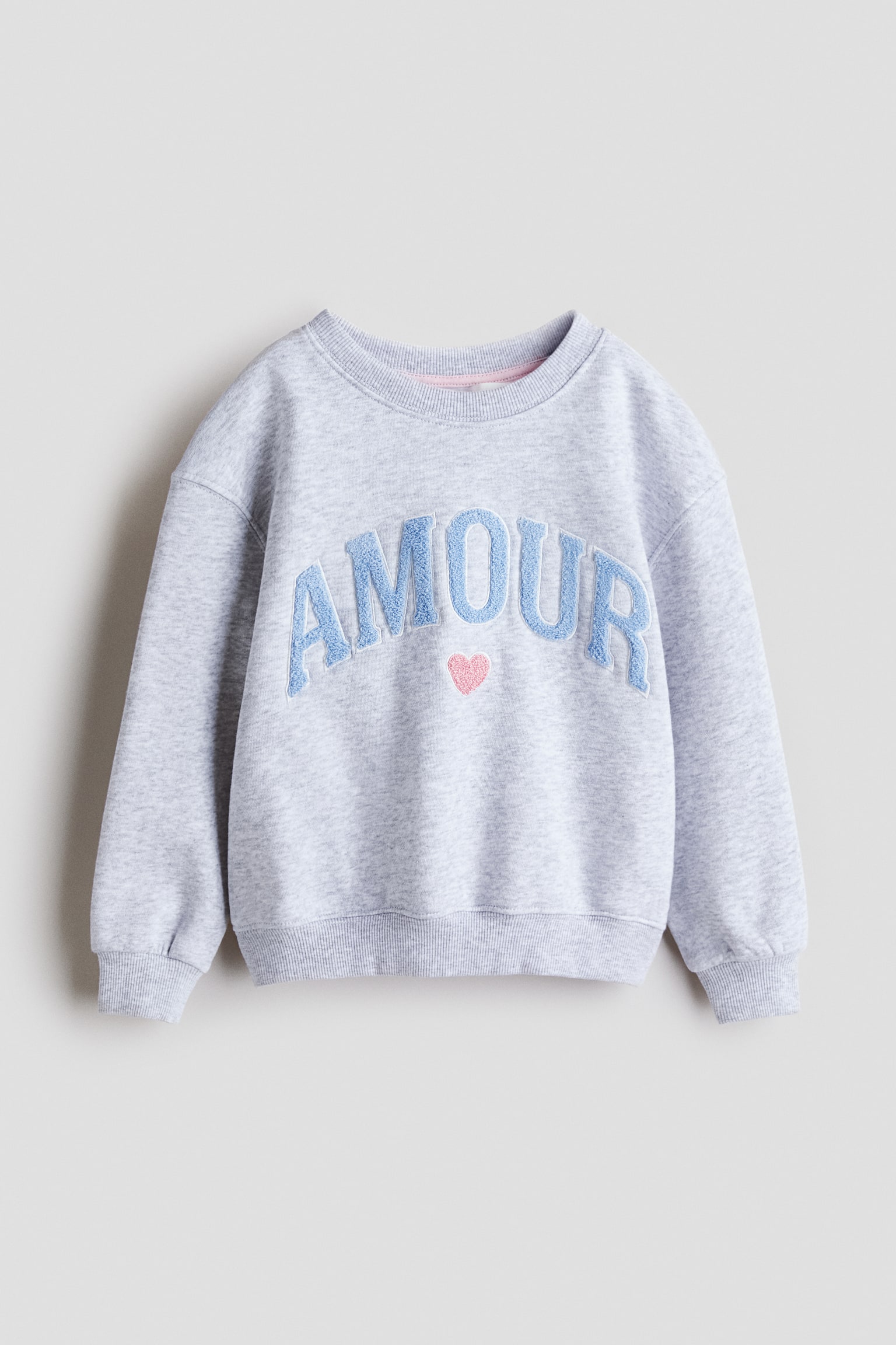 Sudadera con diseño - Gris jaspeado claro/Amour/Blanco/Cerezas - 1