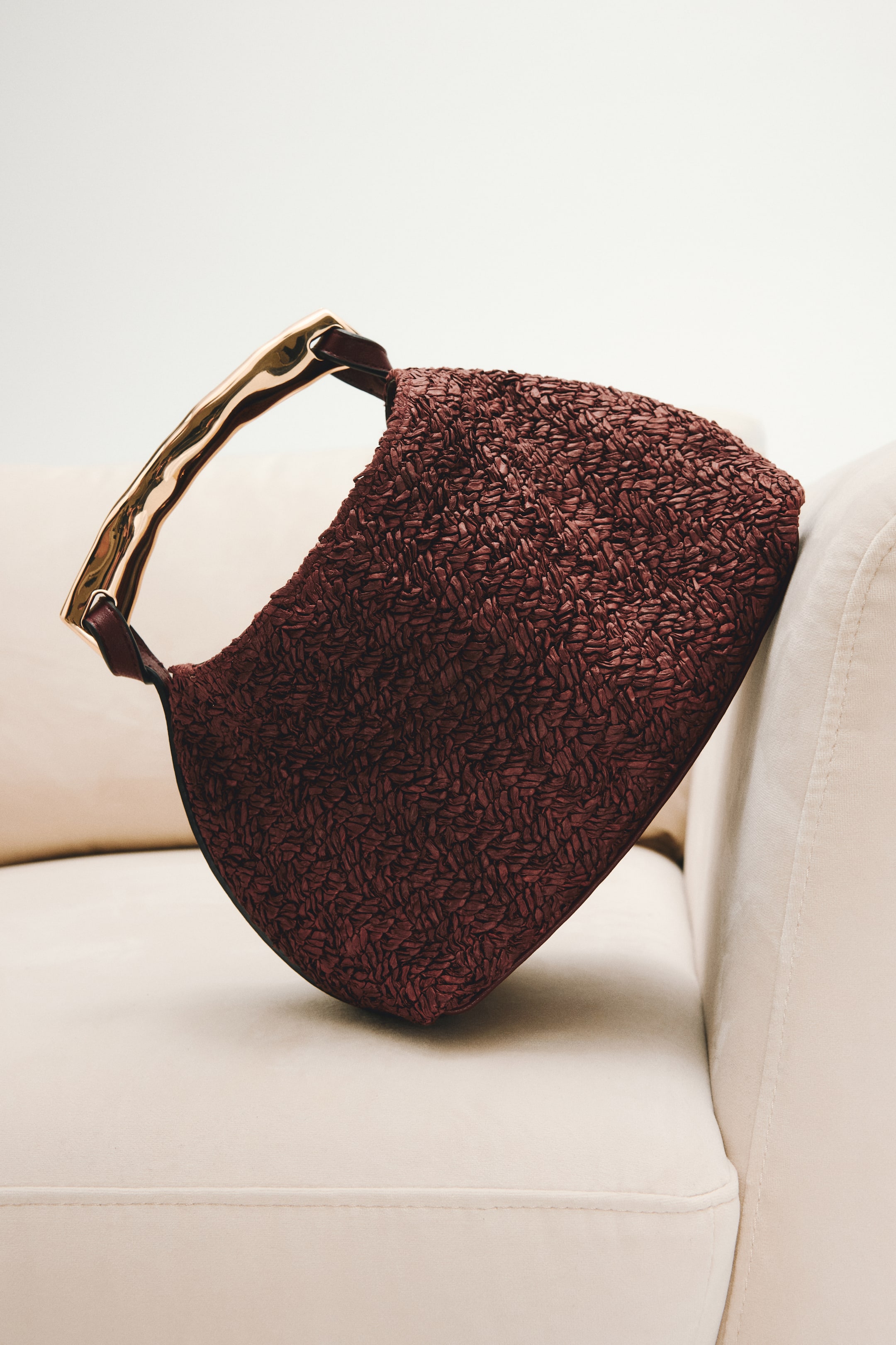 View larger image: Metal-handle handbag - Dark brown - Ladies | H&M IN 1