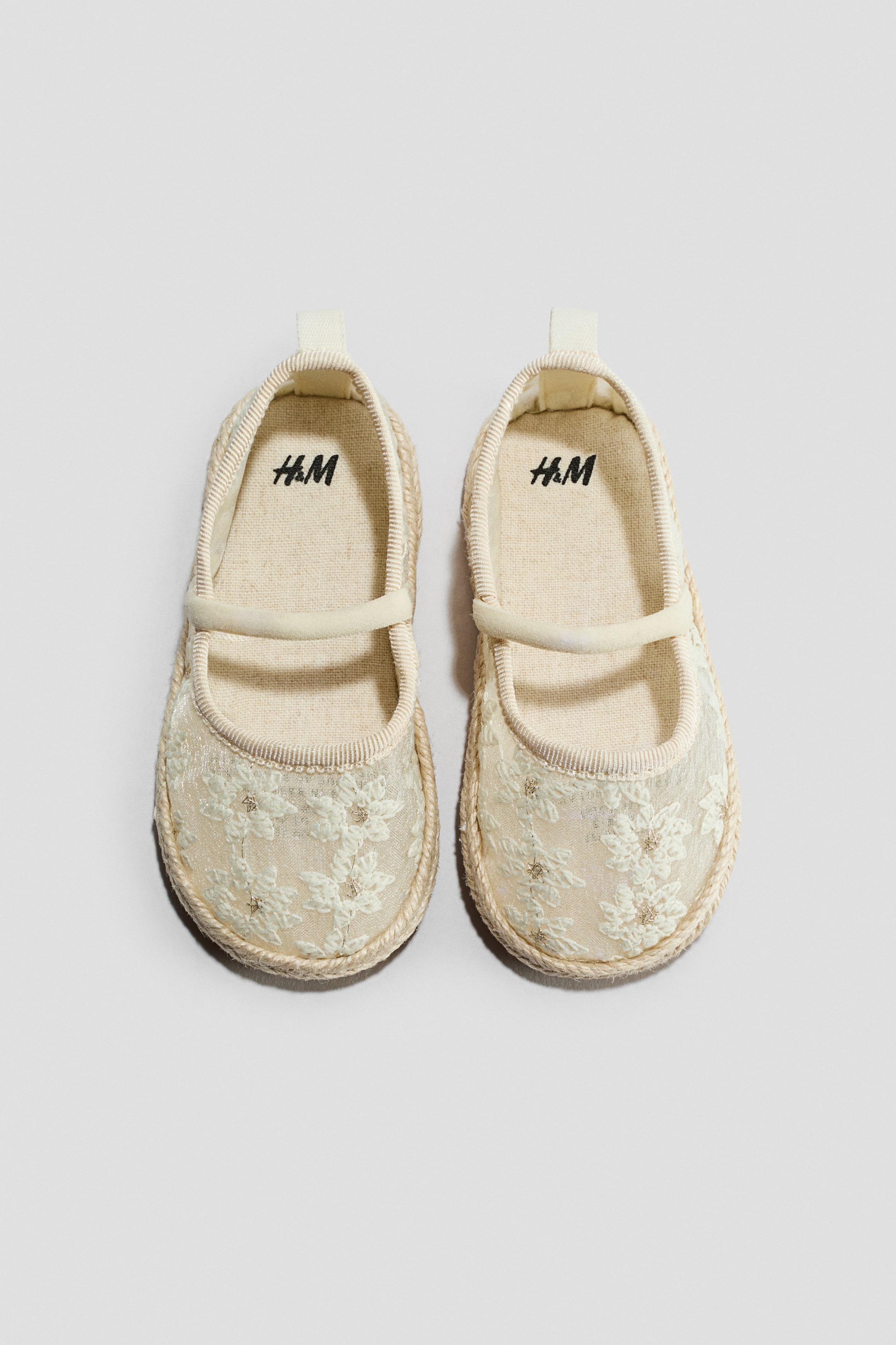 Переглянути збільшене зображення: Еспадрилі - Кремовий - Kids | H&M UA 1