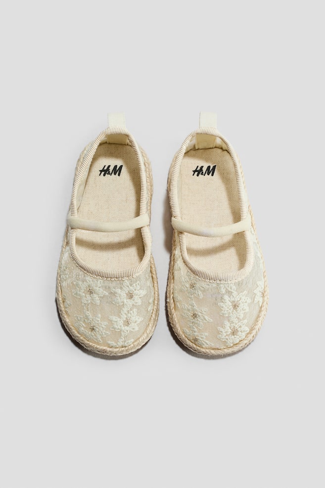 Espadrilles - Crème/Beige clair/cerises - 1
