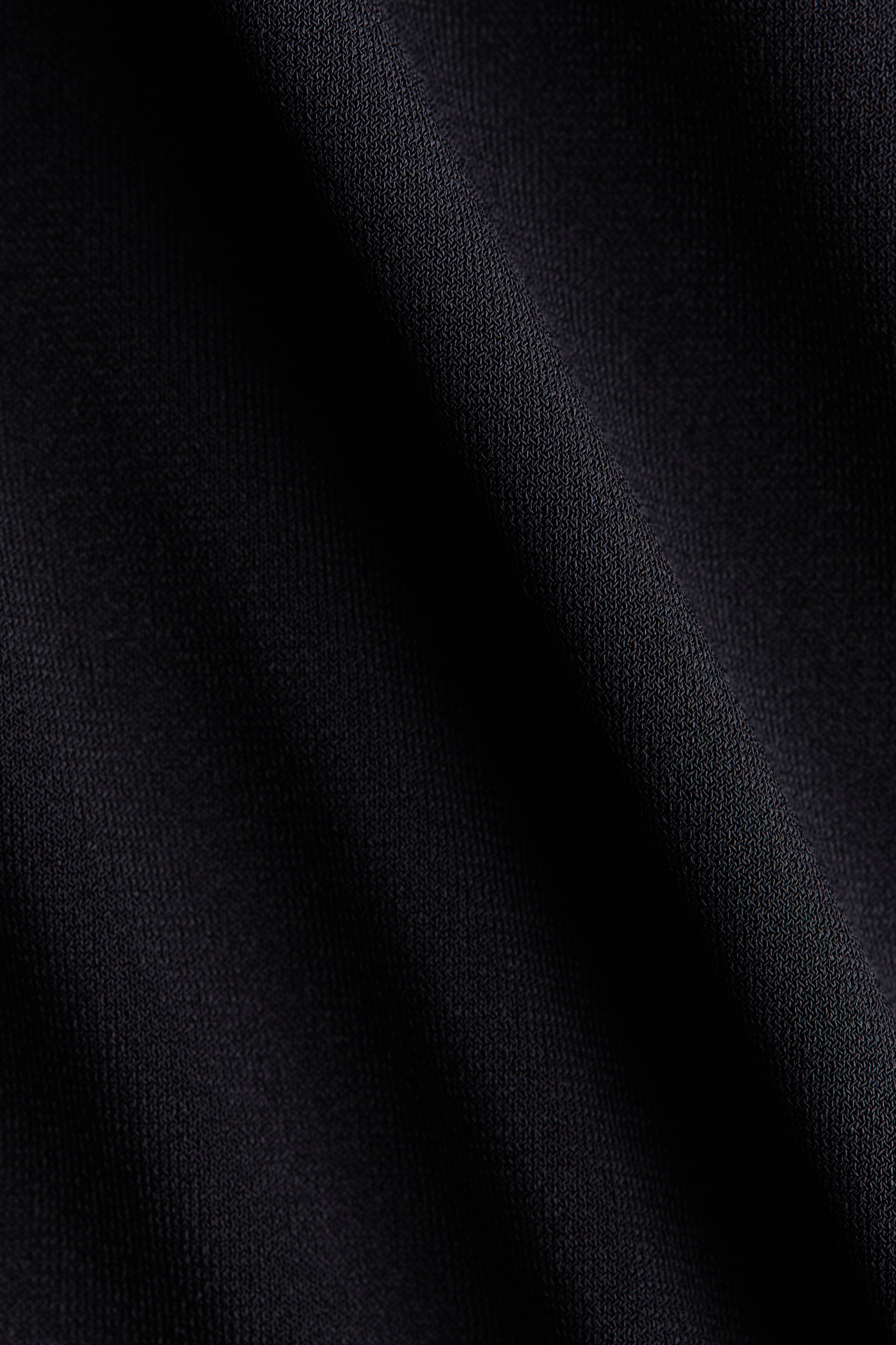 Draped-Panel Jersey Top