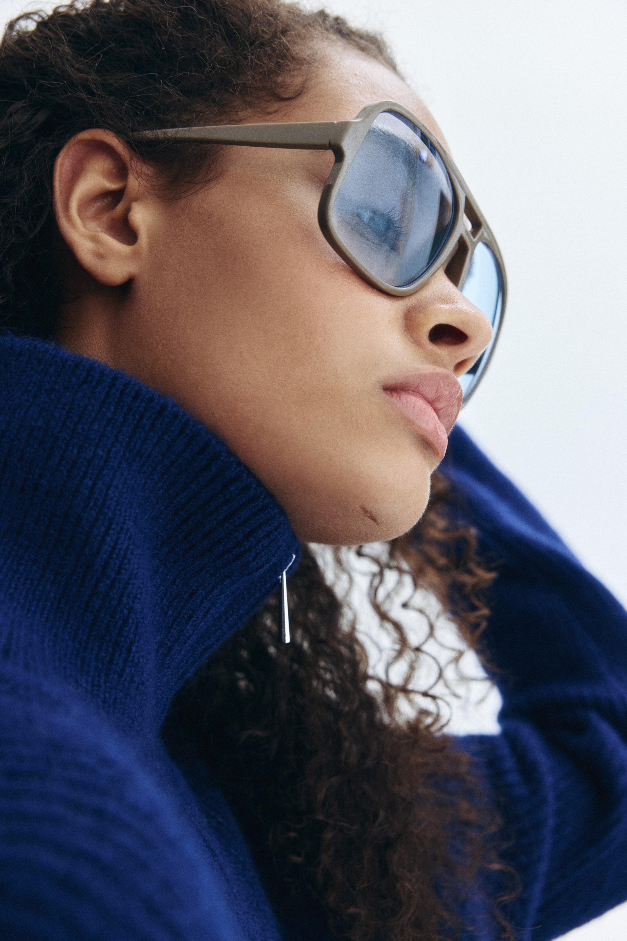 Grotere afbeelding bekijken: Ziptop-trui - Donkerblauw - DAMES | H&M NL 3