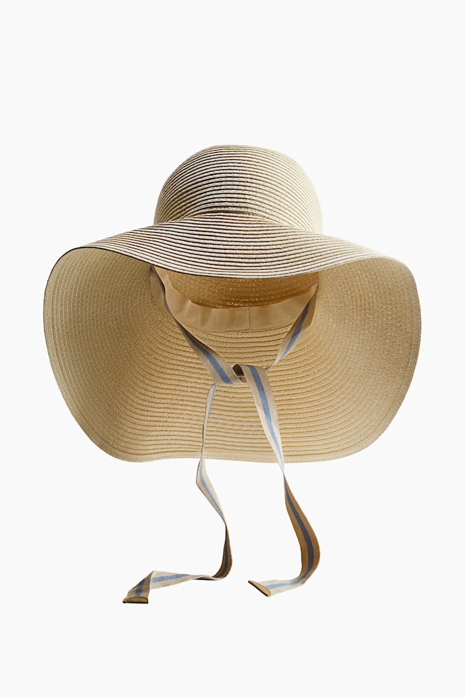 Straw Hat - Light beige - 1