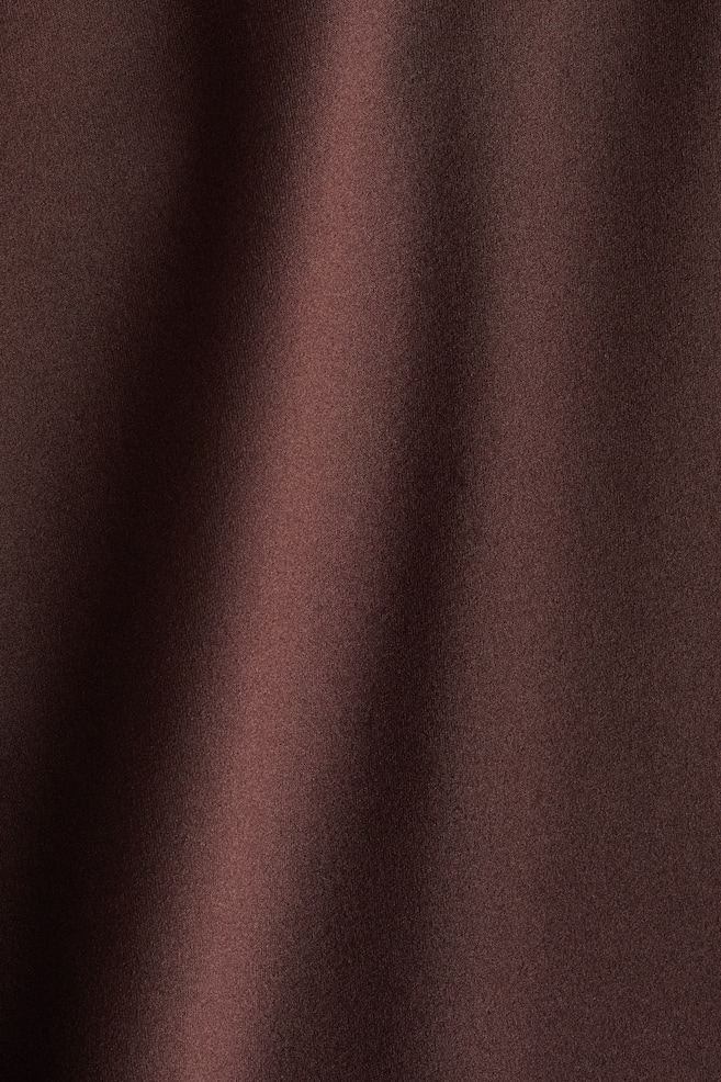 MAMA Flared Sports Leggings with SoftMove™-Warm brown - 6